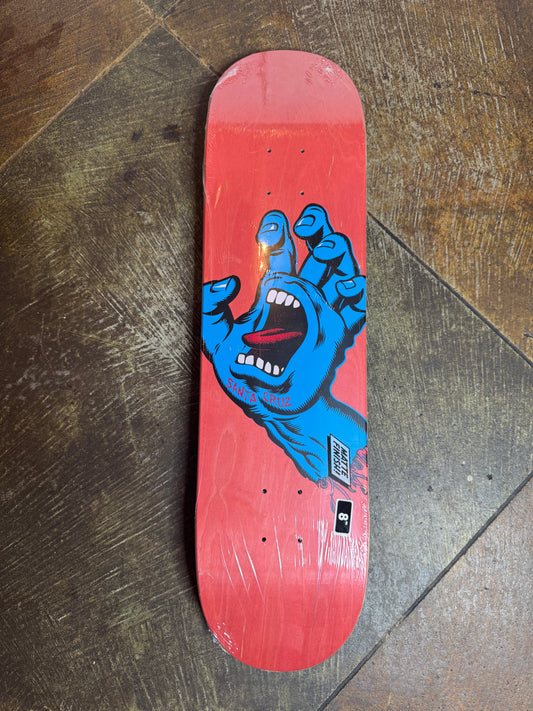 Santa Cruz Screaming Hand Red - 8.0 Deck