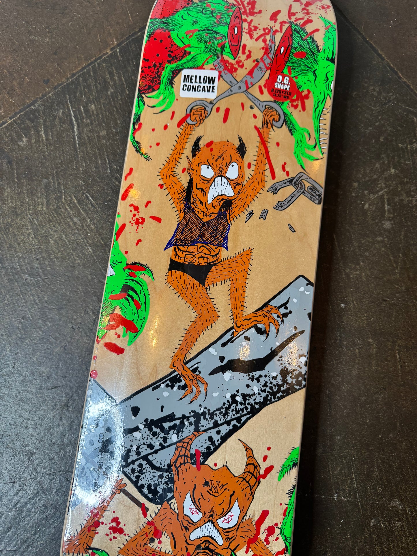Riley Hawk Toxic Rats Deck - 8.12
