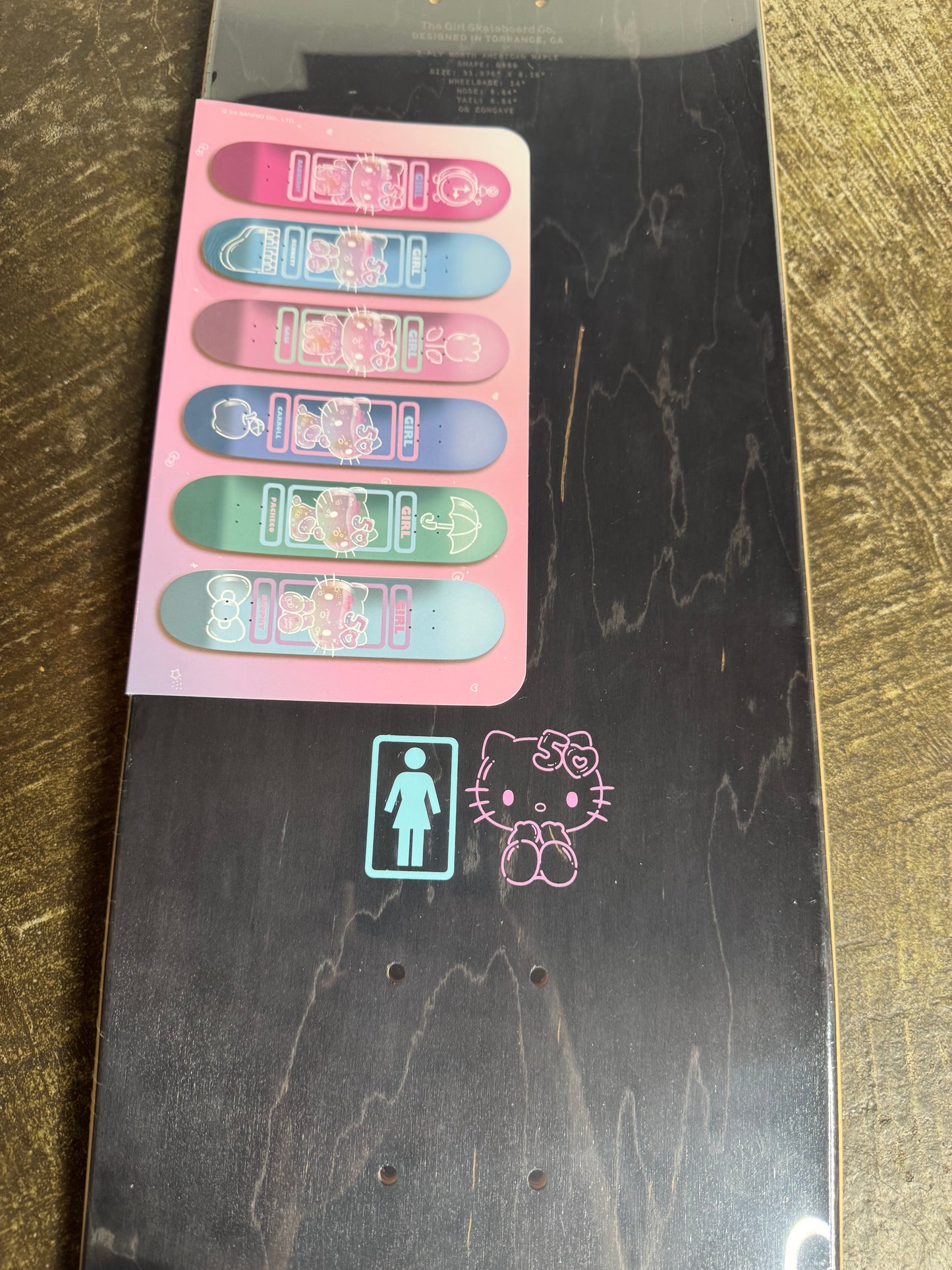 Carroll Hello Kitty 50 Year Anniversary Deck - 8.25