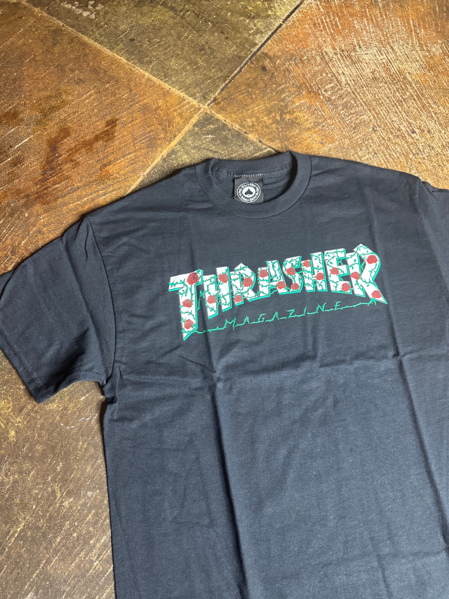 Thrasher Roses Tee - Black