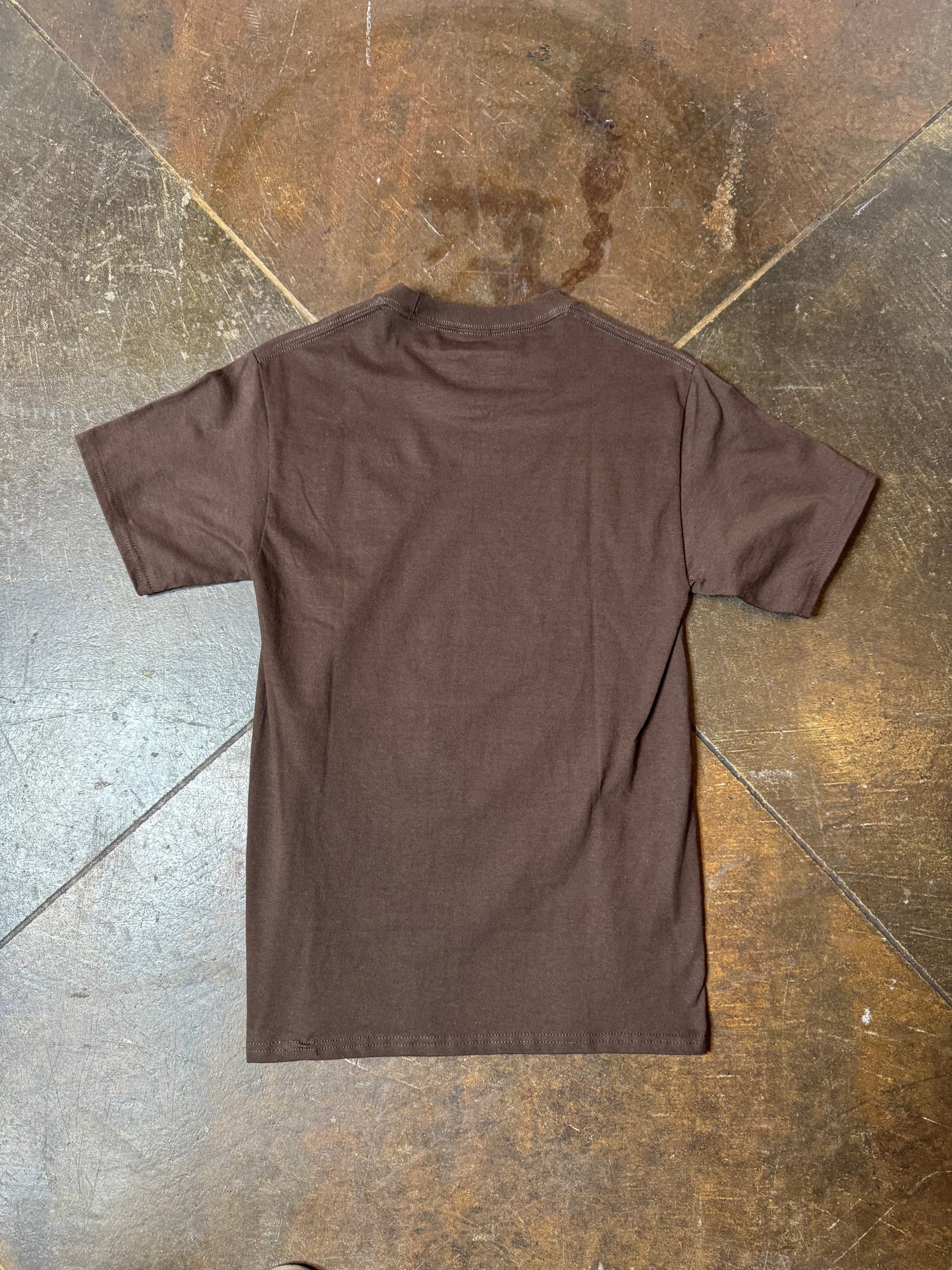 Uma Stacked Tee - Small Brown