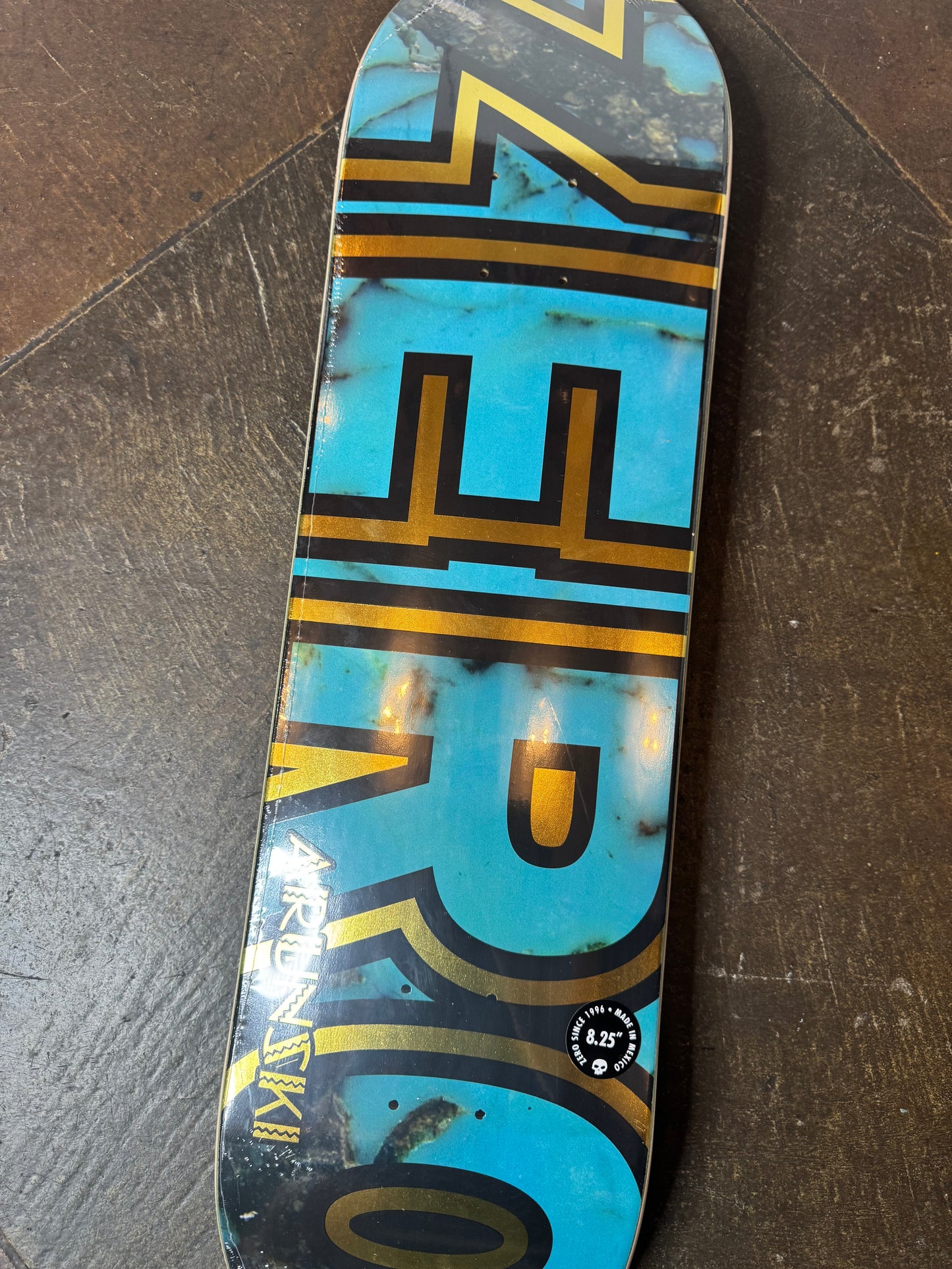 Adam Arunski Turquoise Bold Deck - 8.25