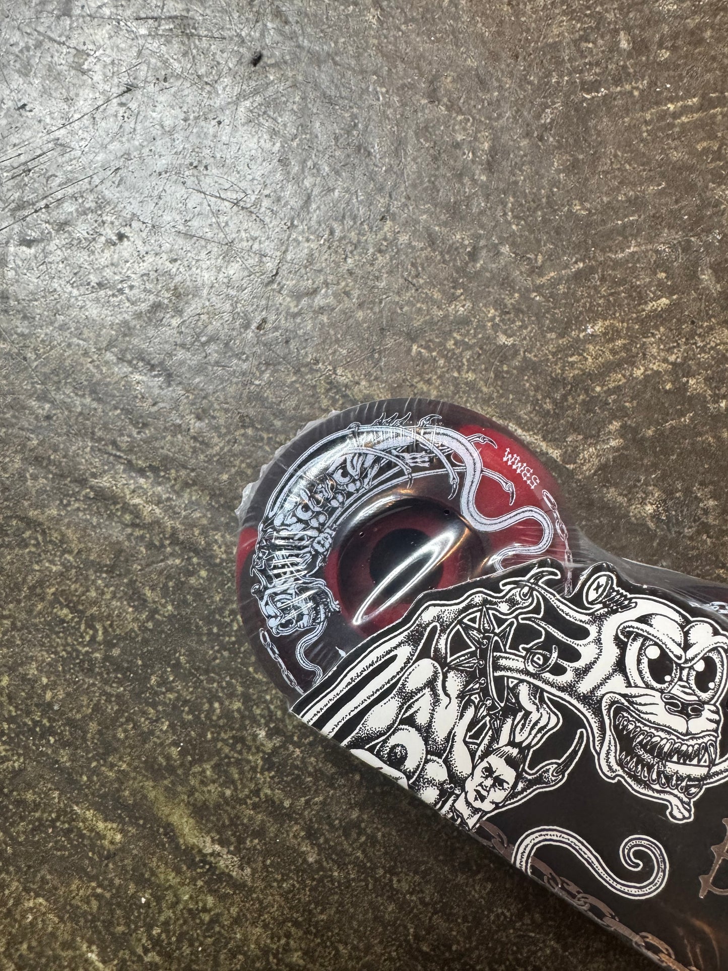 Breana Geering Formula 4 Black/ Red 53mm 99A Conical Full Wheels