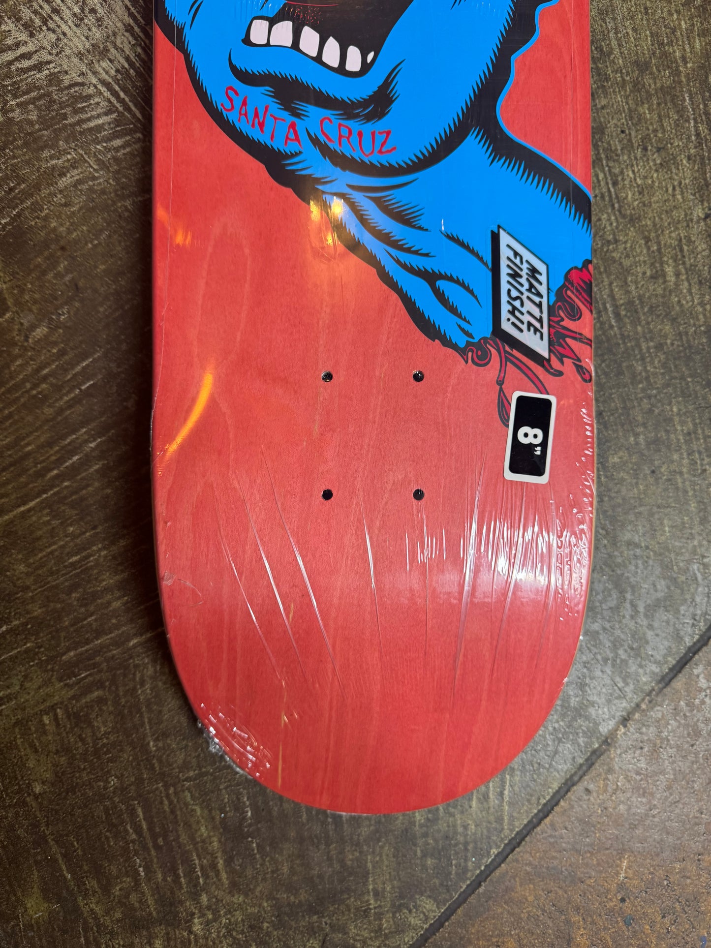 Santa Cruz Screaming Hand Red - 8.0 Deck