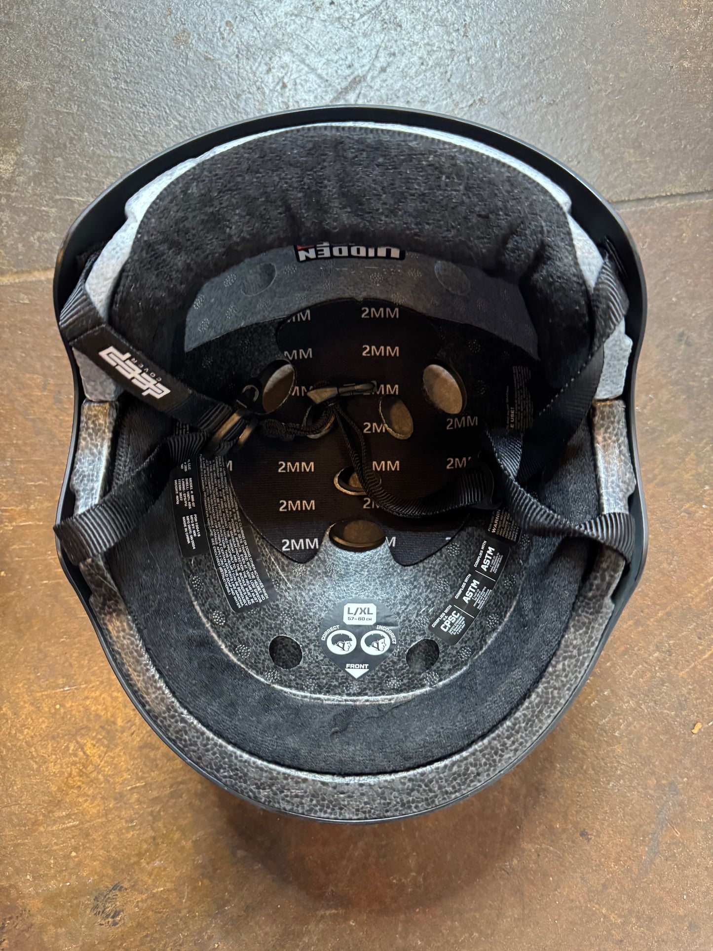 Triple 8 DEEP Cover Helmet - Black