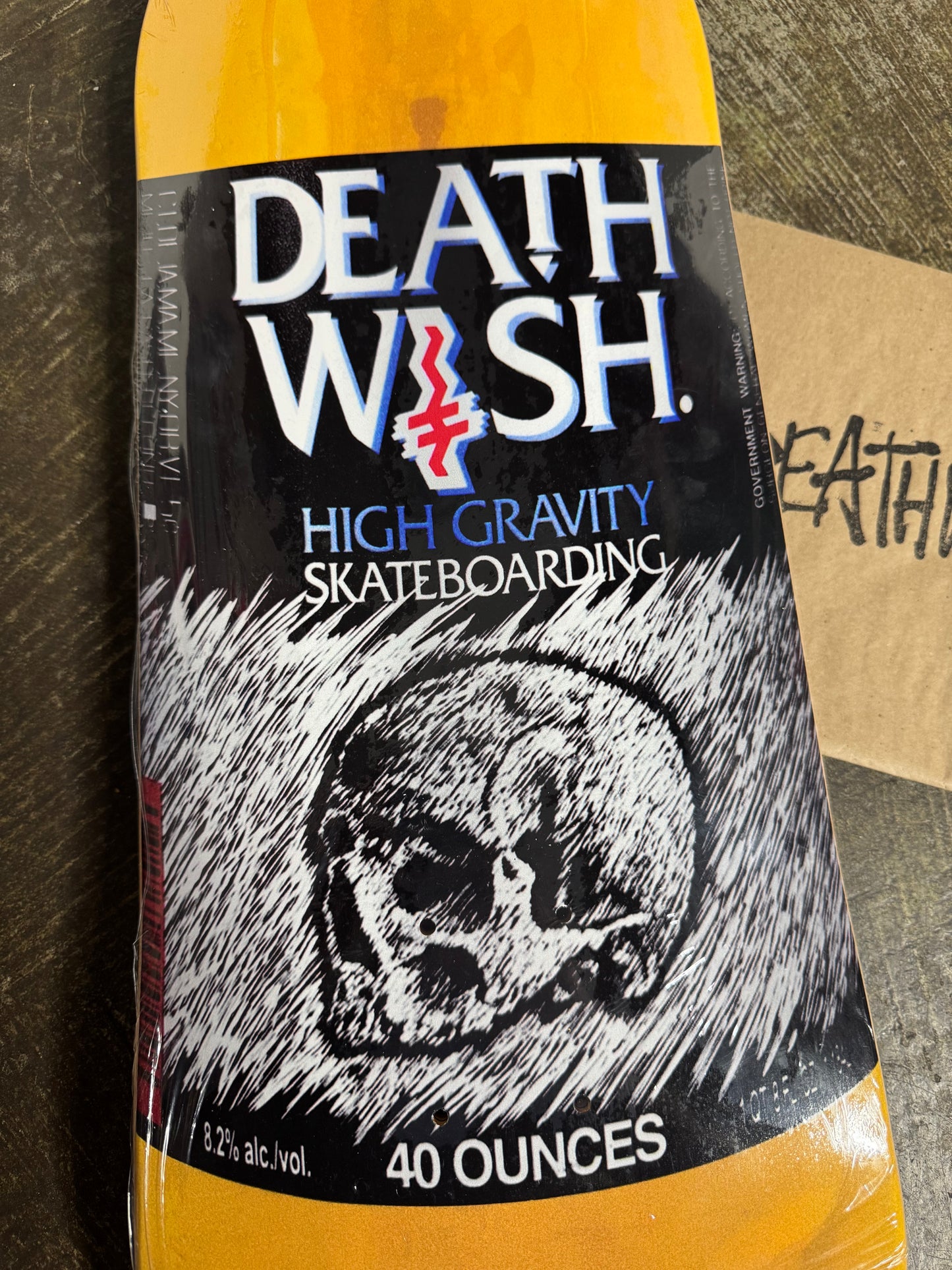 40 Ounces of Deathwish Deck - 9.0 Shaped
