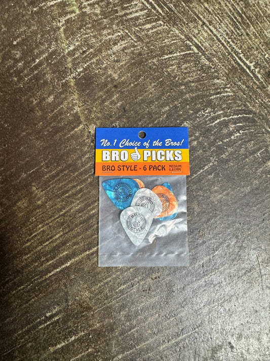 Bro Picks (6 Pack of Guitar Picks)