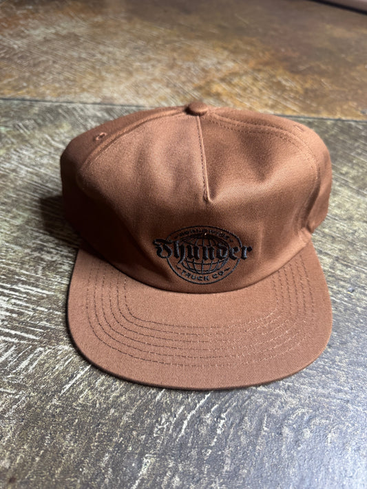 Thunder Worldwide Brown/ Black SnapBack Hat