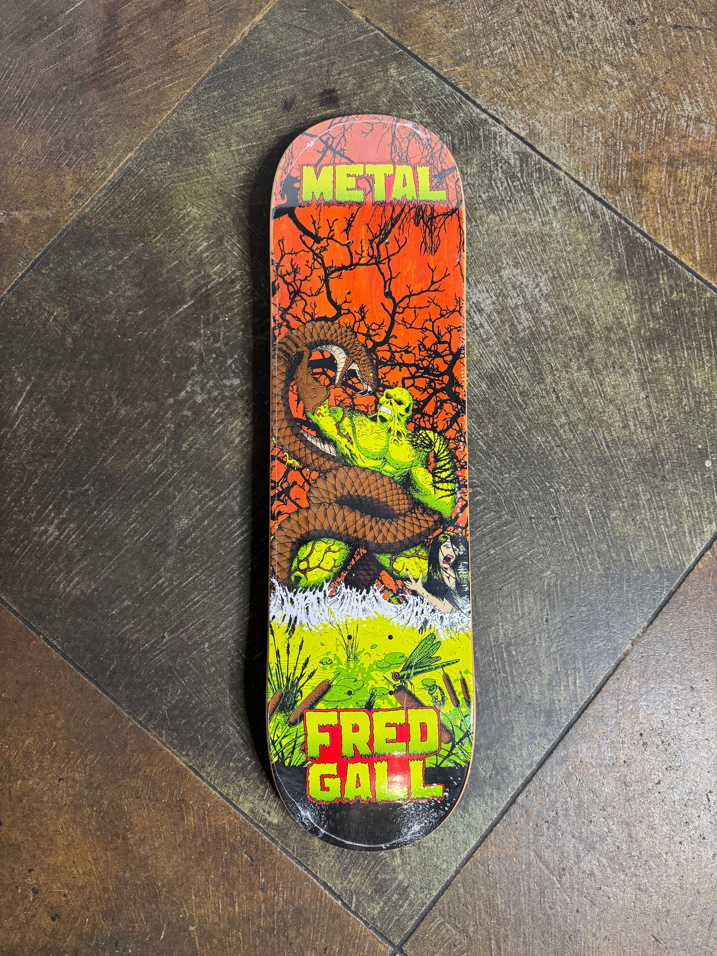 Fred Gall Swamp Thing Deck - 8.25