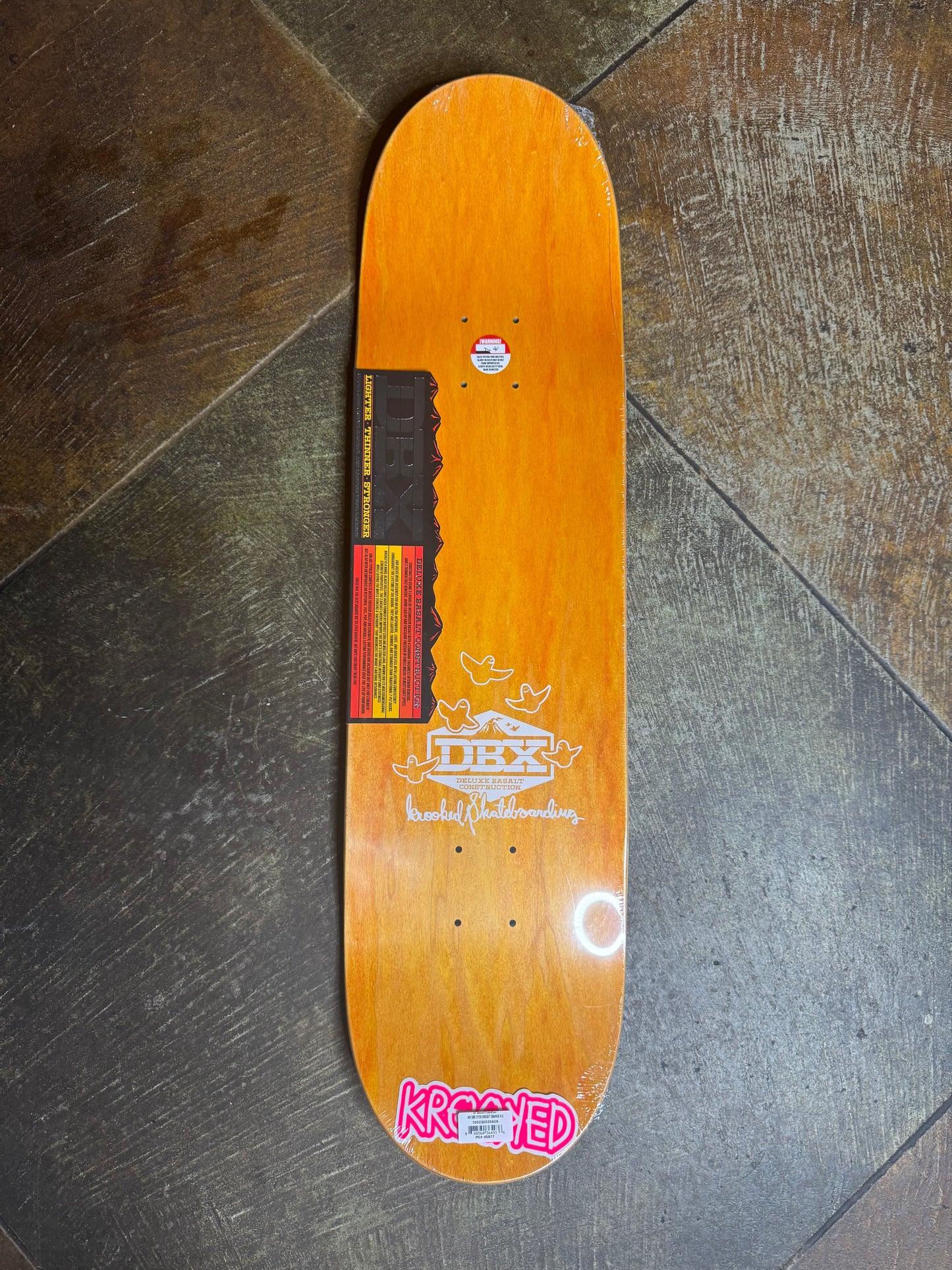 DBX Construction Eyes Bright Orange - 8.5 Deck