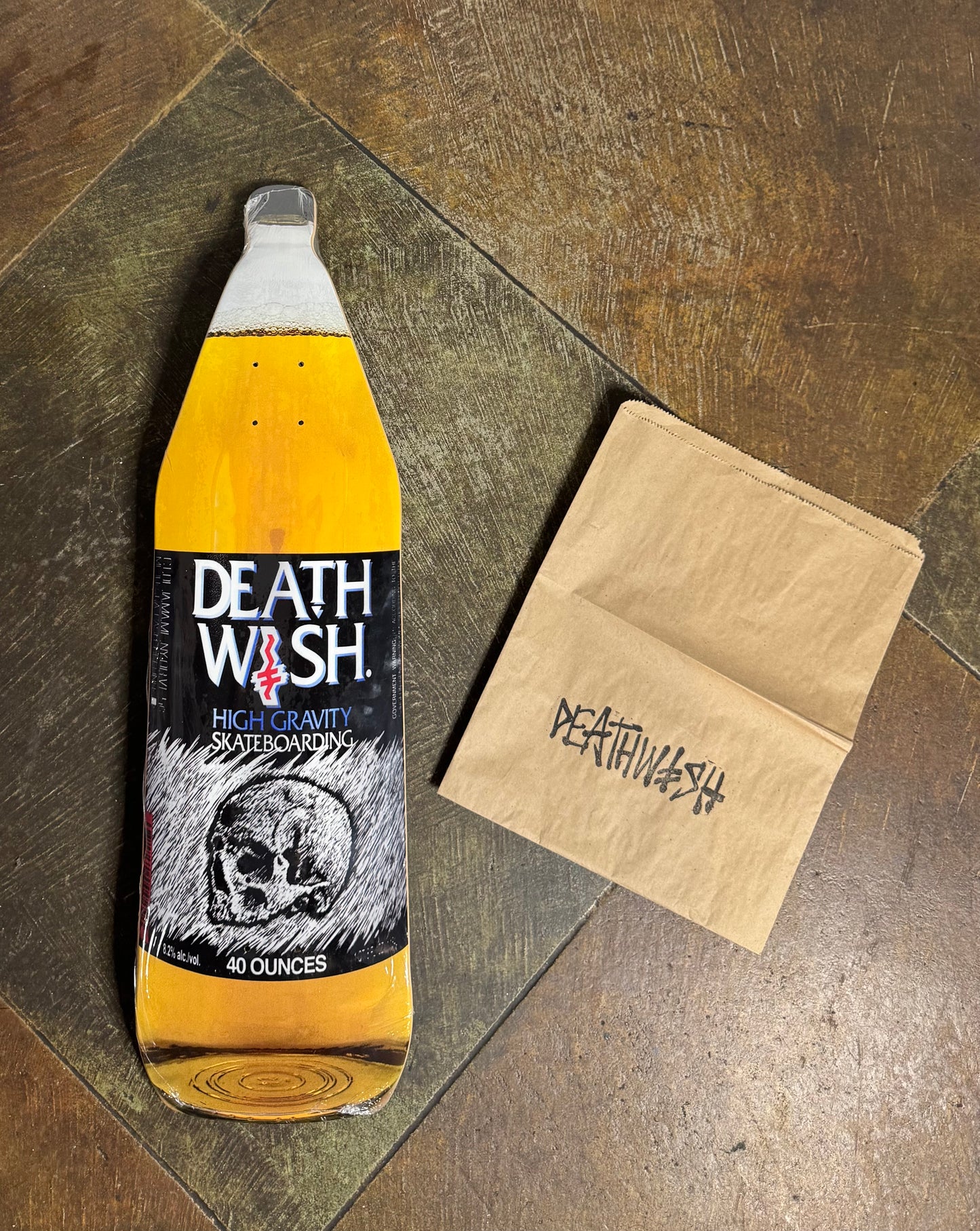 40 Ounces of Deathwish Deck - 9.0 Shaped