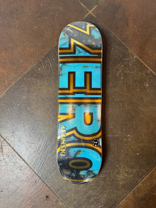 Adam Arunski Turquoise Bold Deck - 8.25
