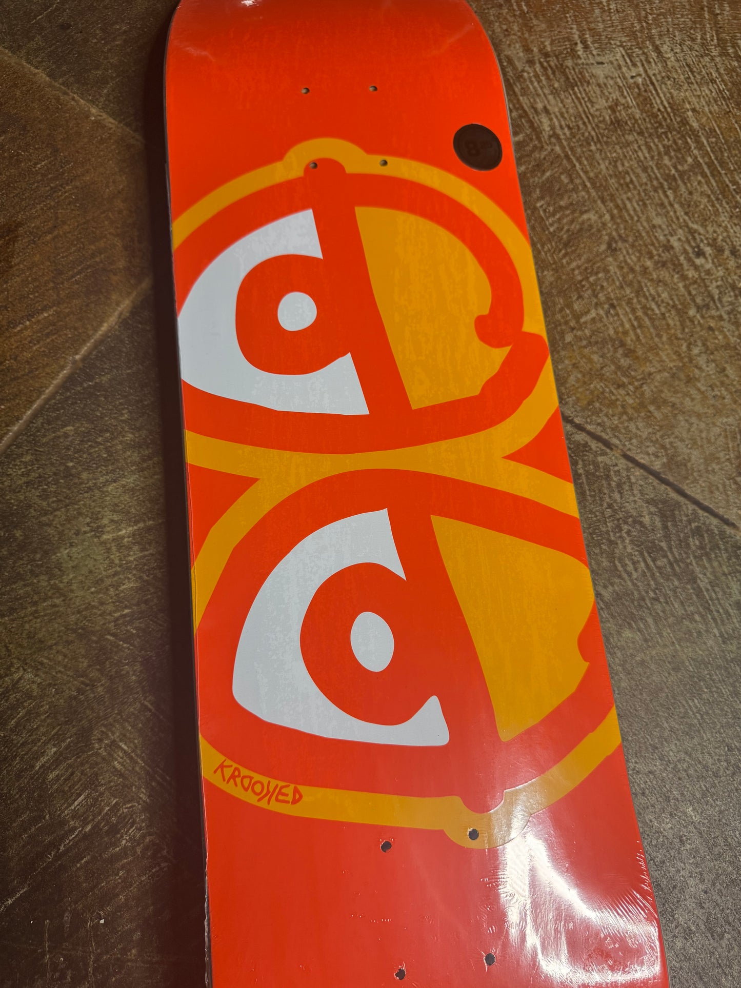 Krooked Orange Eyes Deck - 8.25 Deck