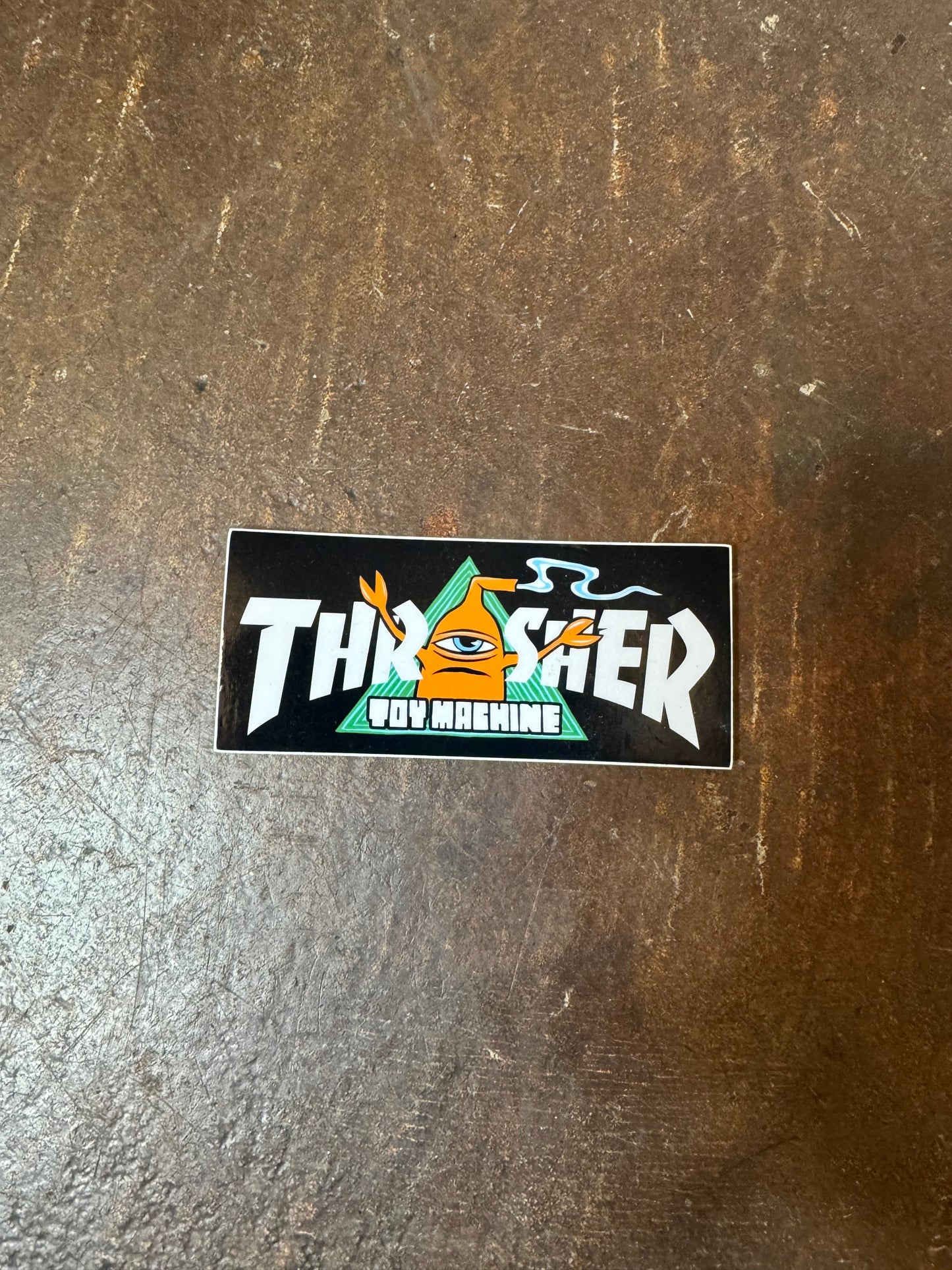 Thrasher x Toy Machine Sticker
