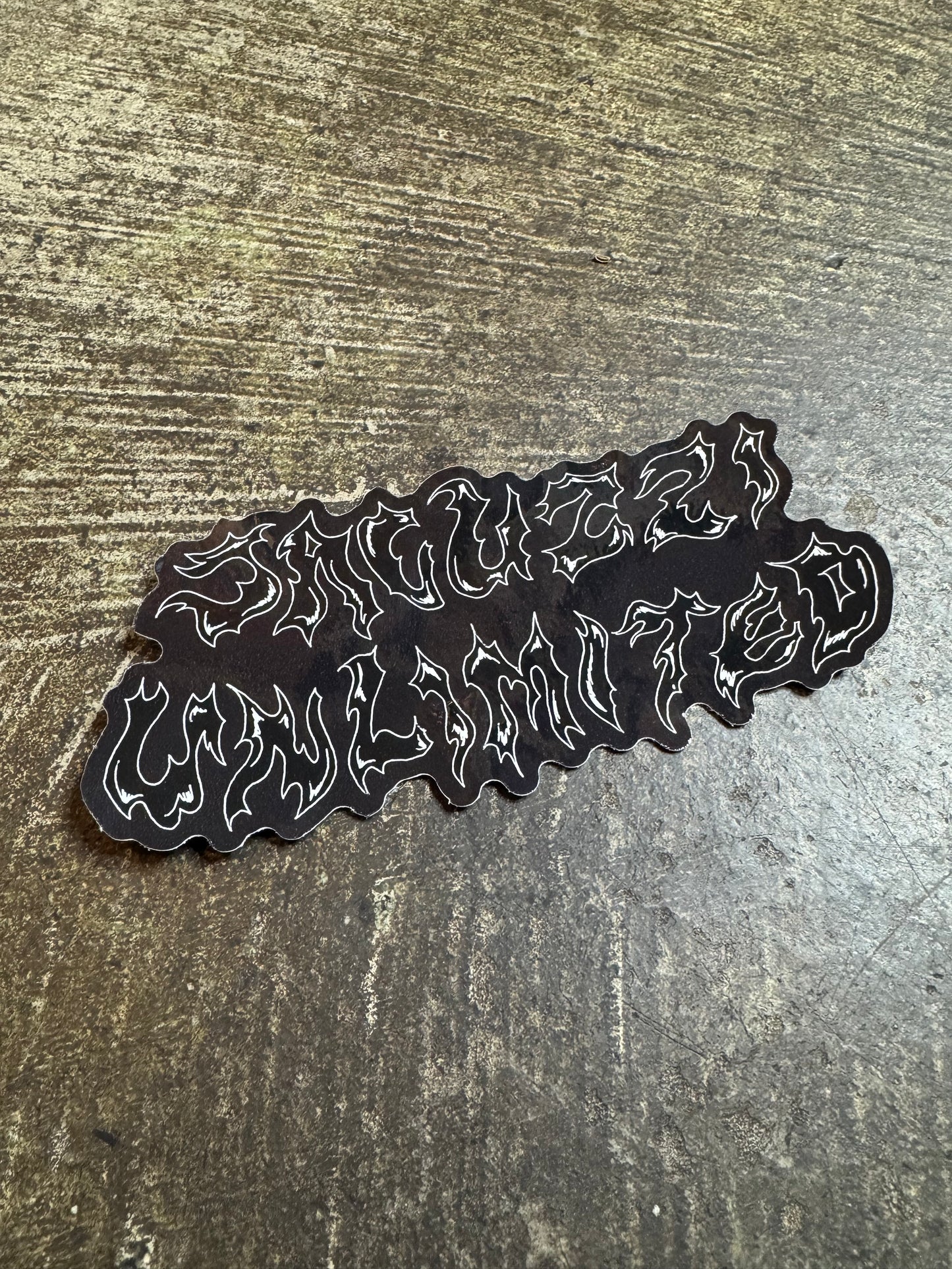 Jacuzzi Ice Font Sticker