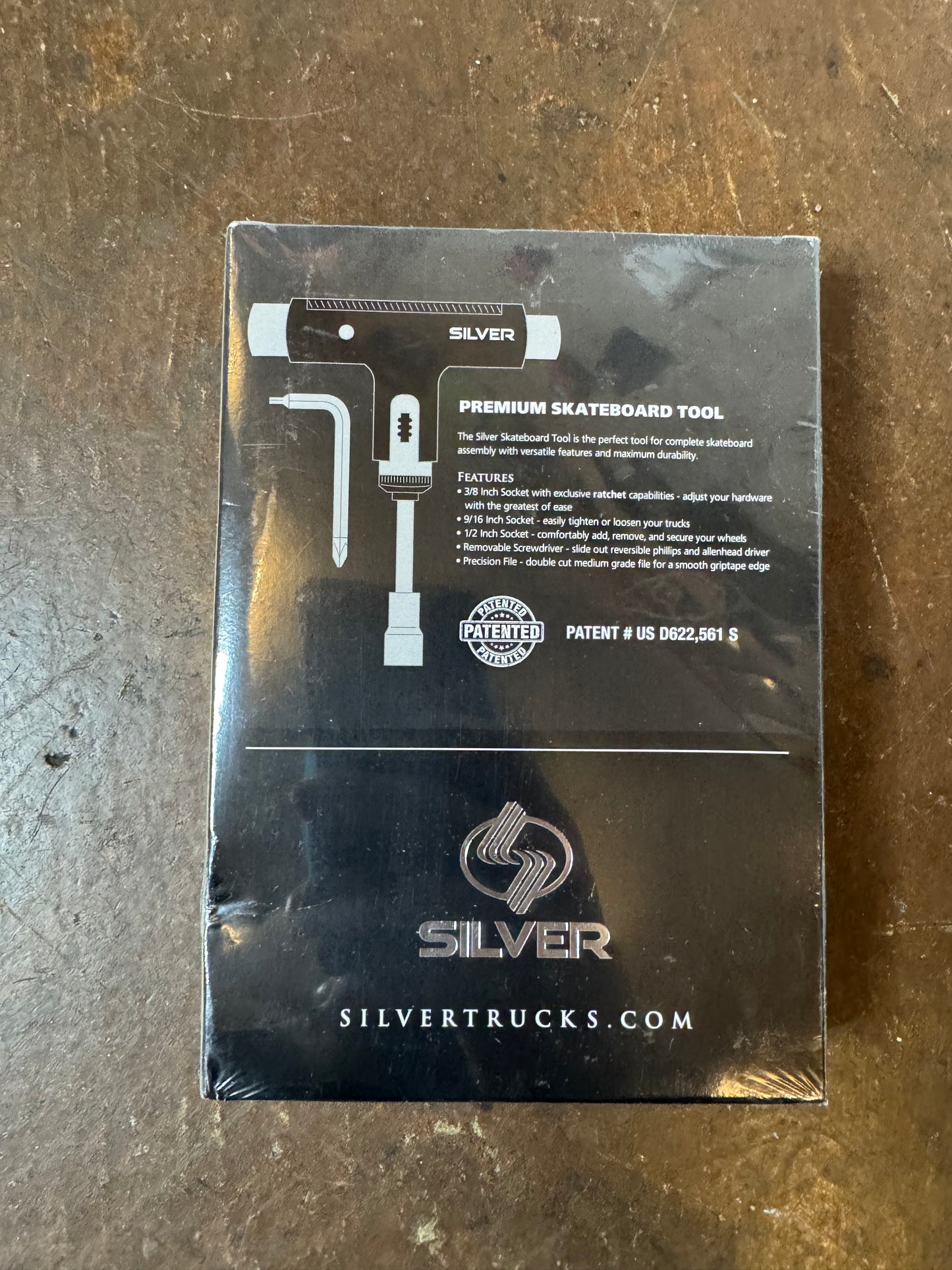 Silver Ratchet Skate Tool