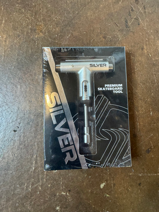Silver Ratchet Skate Tool
