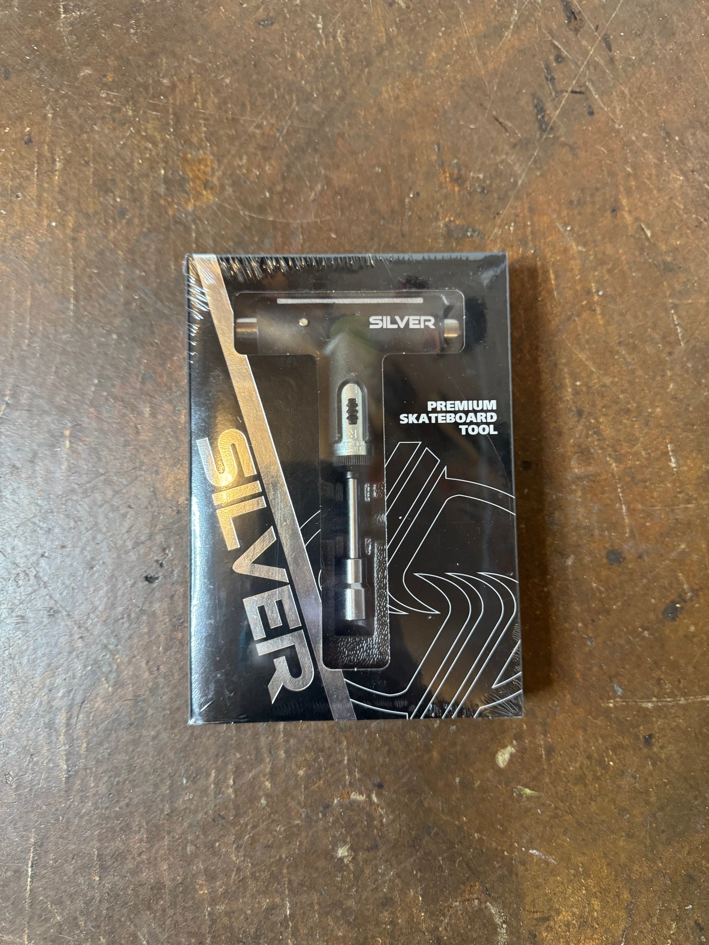 Silver Ratchet Skate Tool