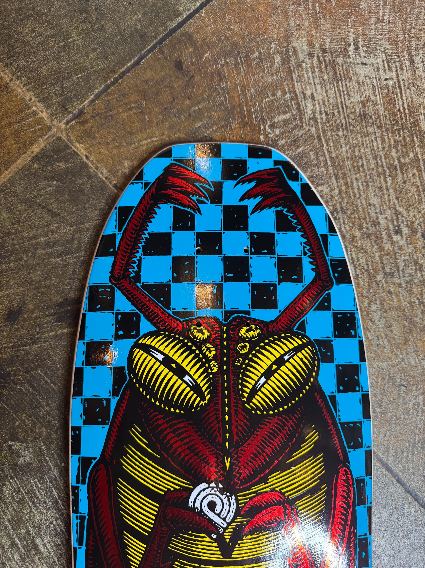 Mike Vallely Bug 02’ Blue/ Red Foil - 10” Deck