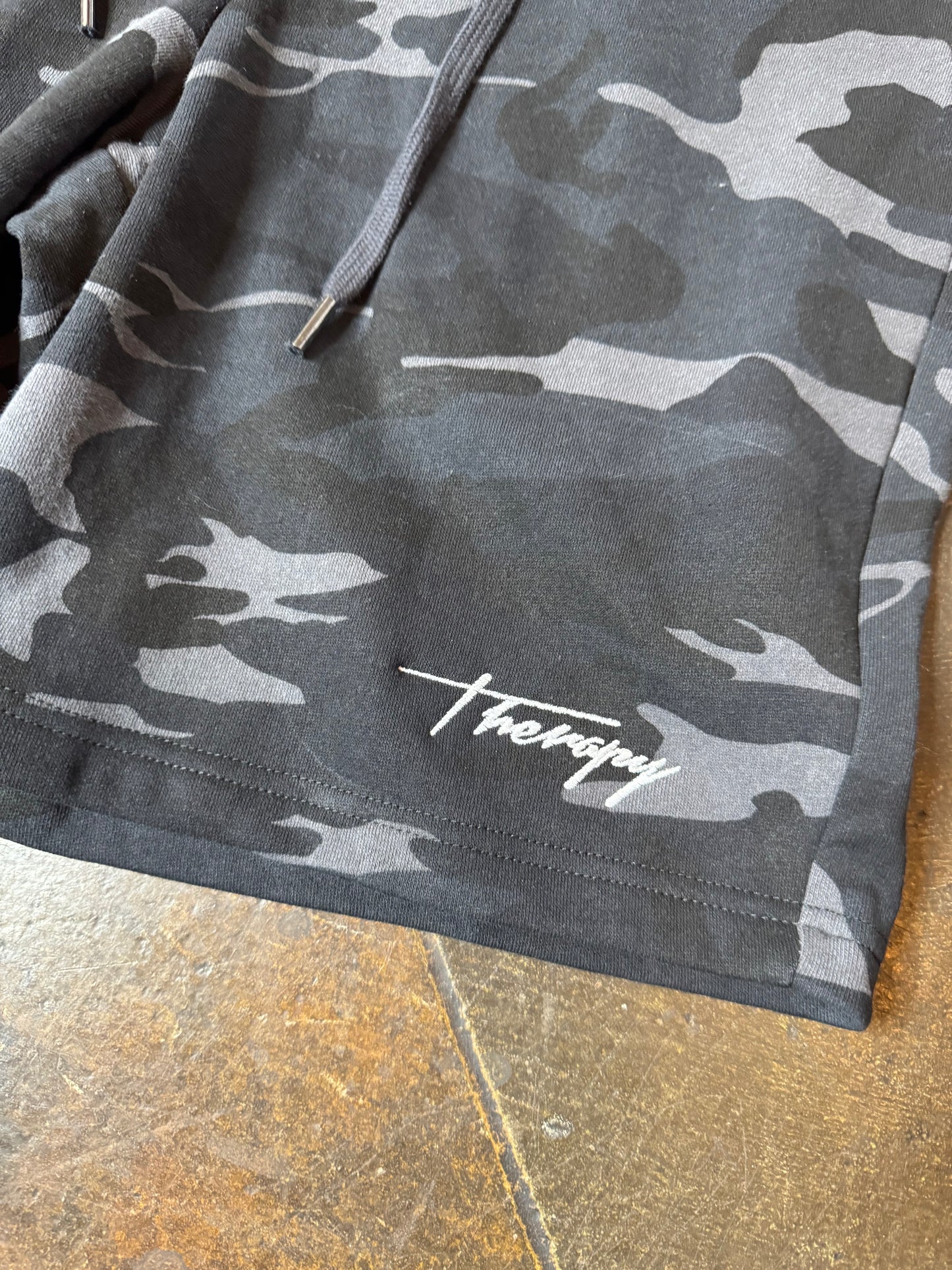 Therapy Camo Logo Shorts