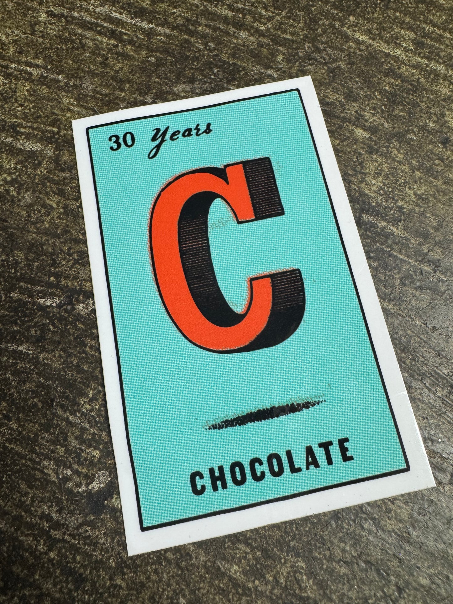 Chocolate Loteria Sticker