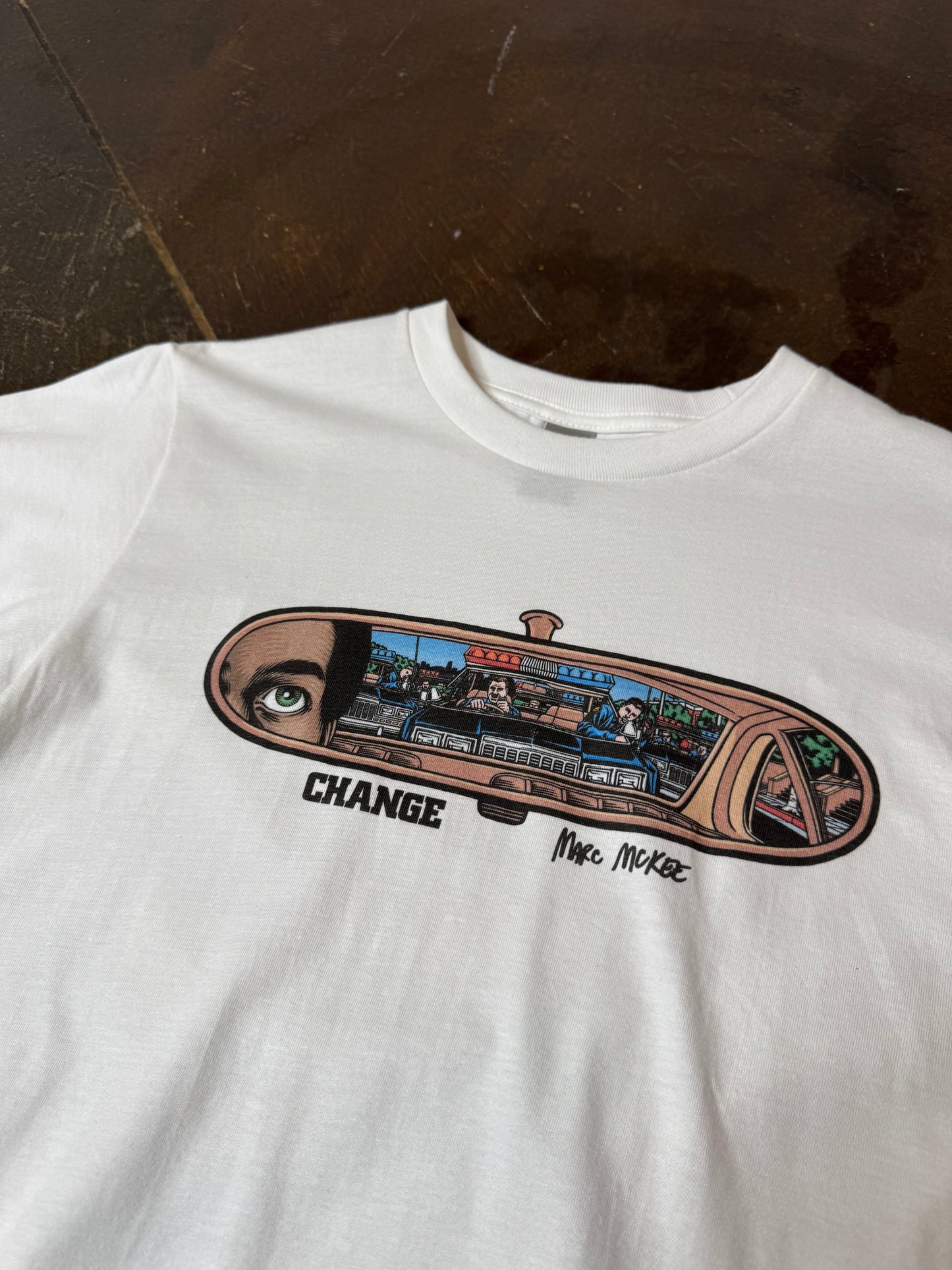 Marc McKee White Tee Small - Change Skateshop