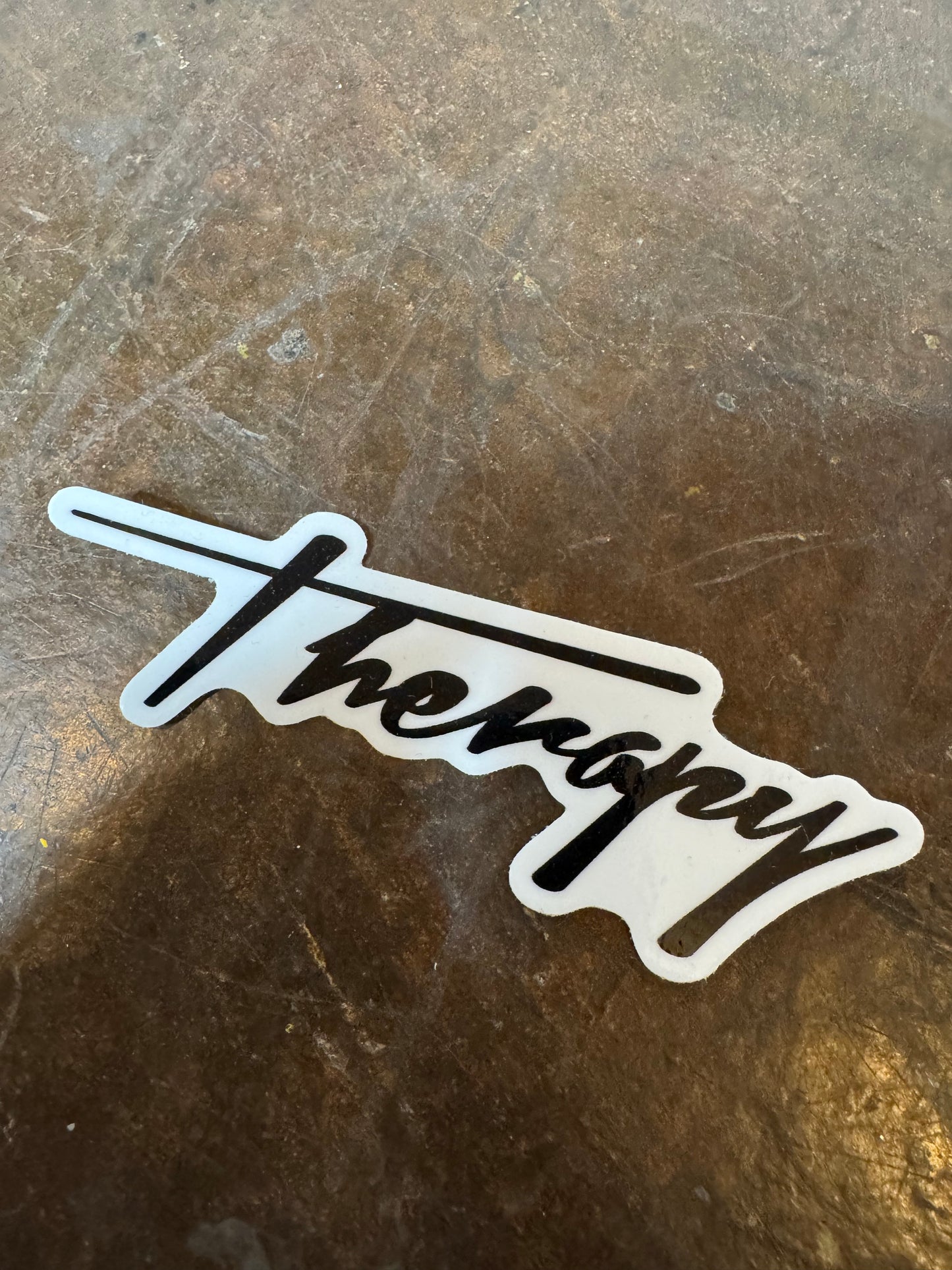 Therapy Logo Sticker