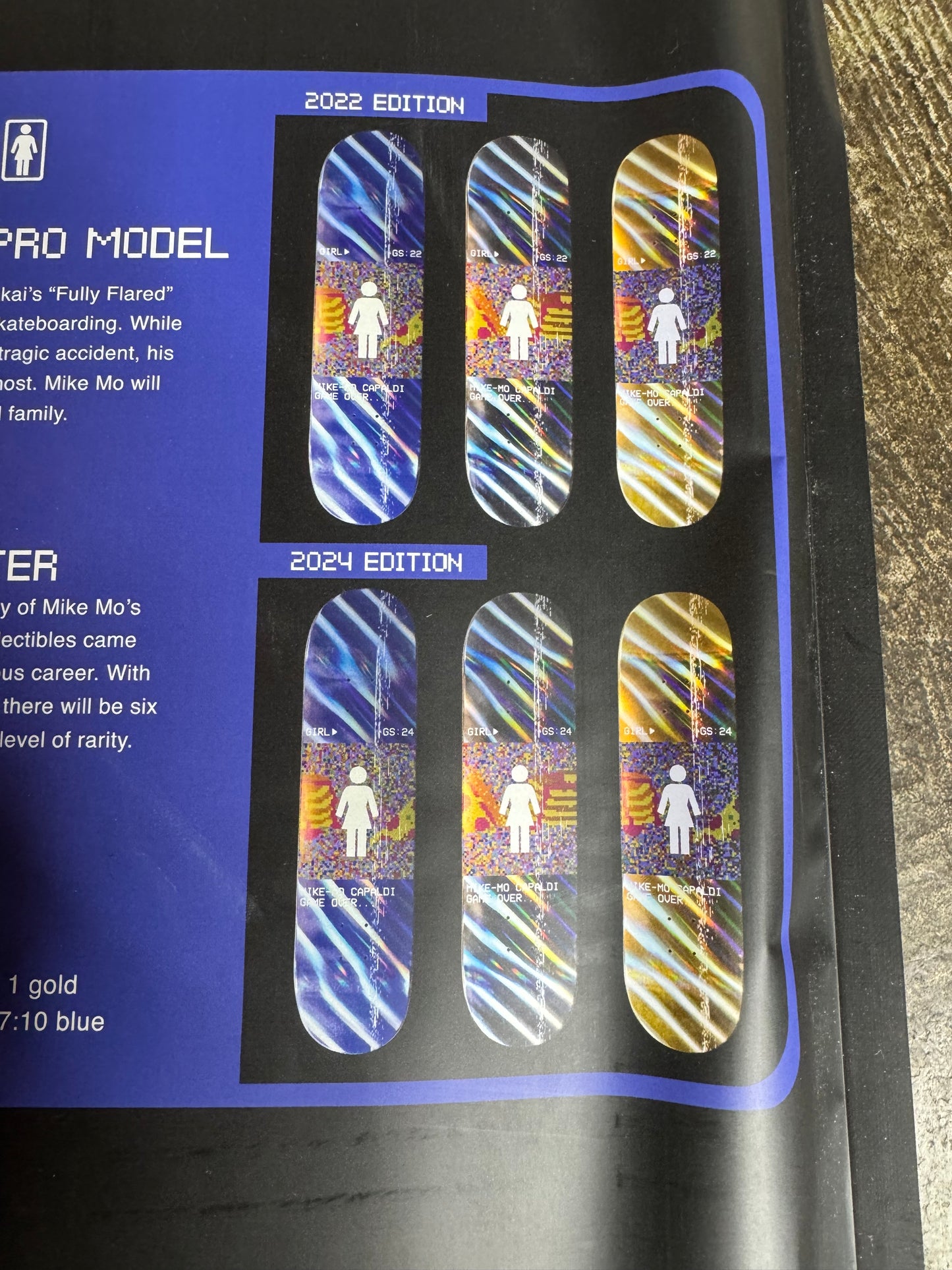 GAME OVER. Mike Mo’s Last Pro Deck - 8.25