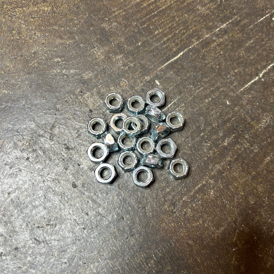 Standard Silver Axle Nut (Set of 4)
