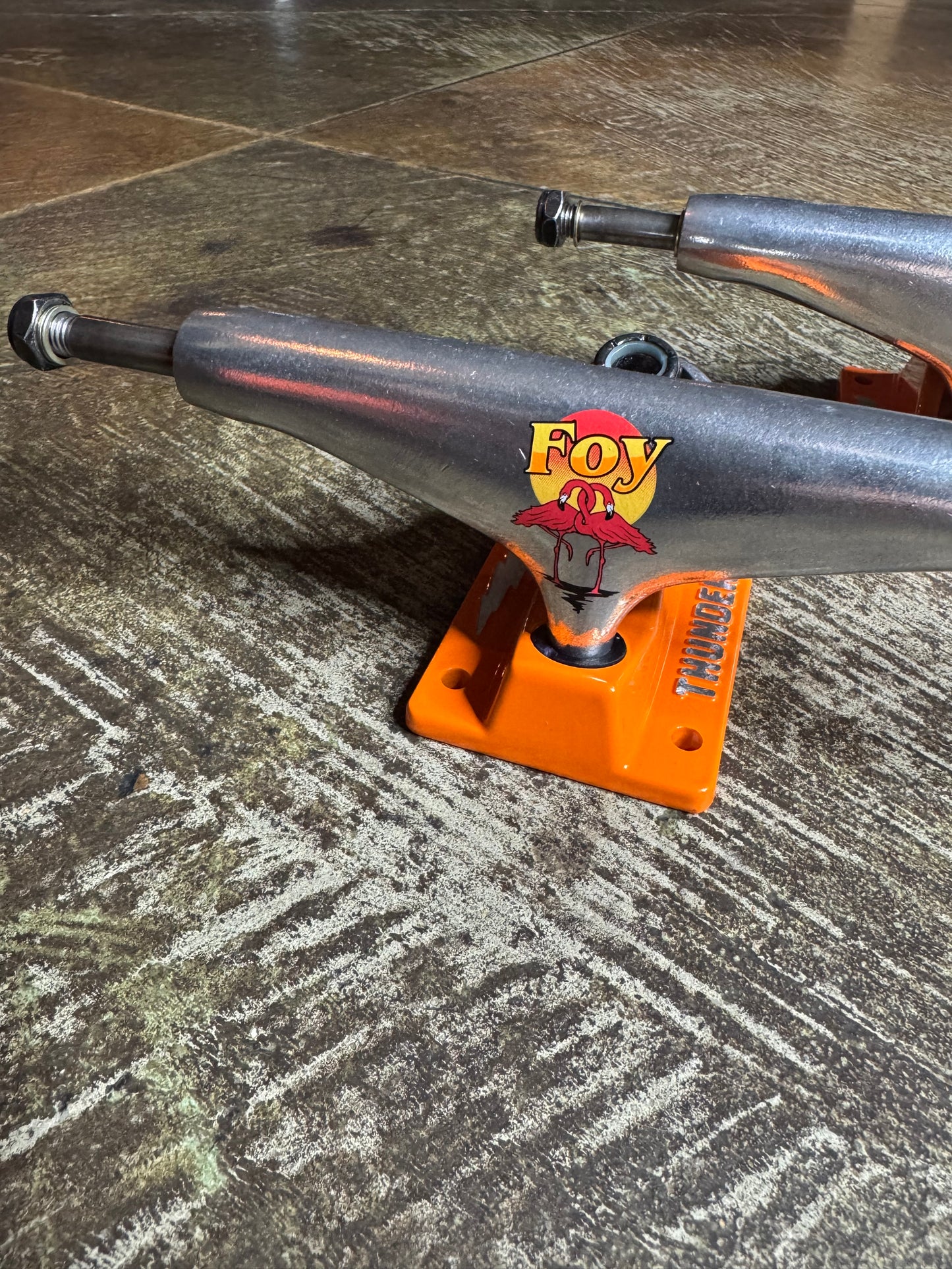 Thunder Foy Fauna Polished/ Orange Trucks