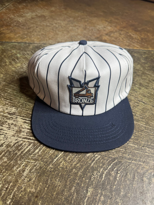 Venture x Bronze White/ Navy SnapBack Hat
