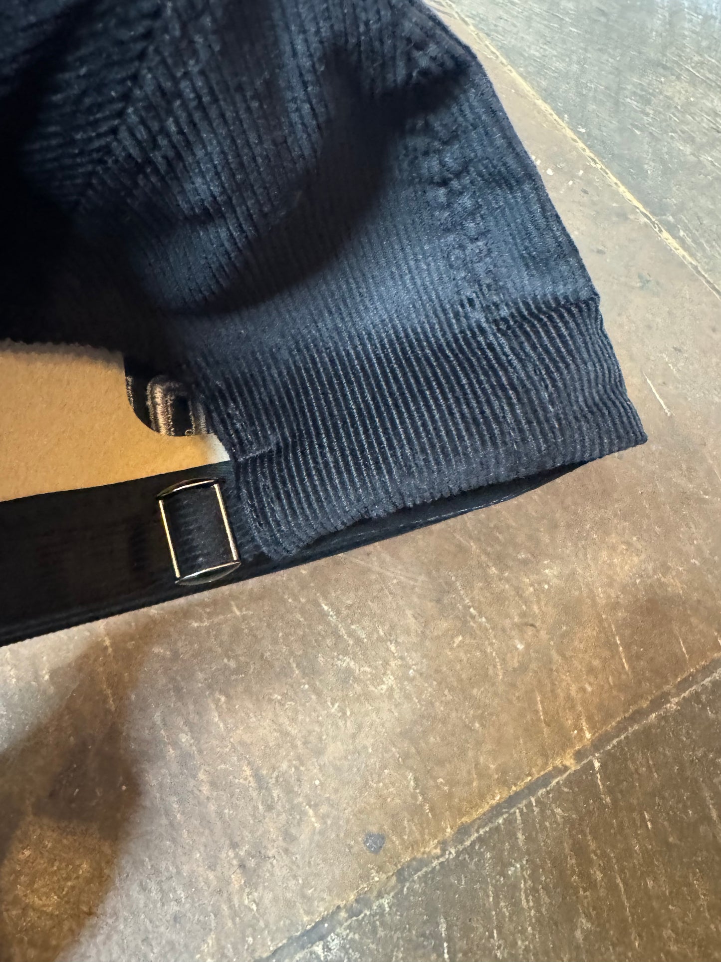 Opera Black Corduroy Hat