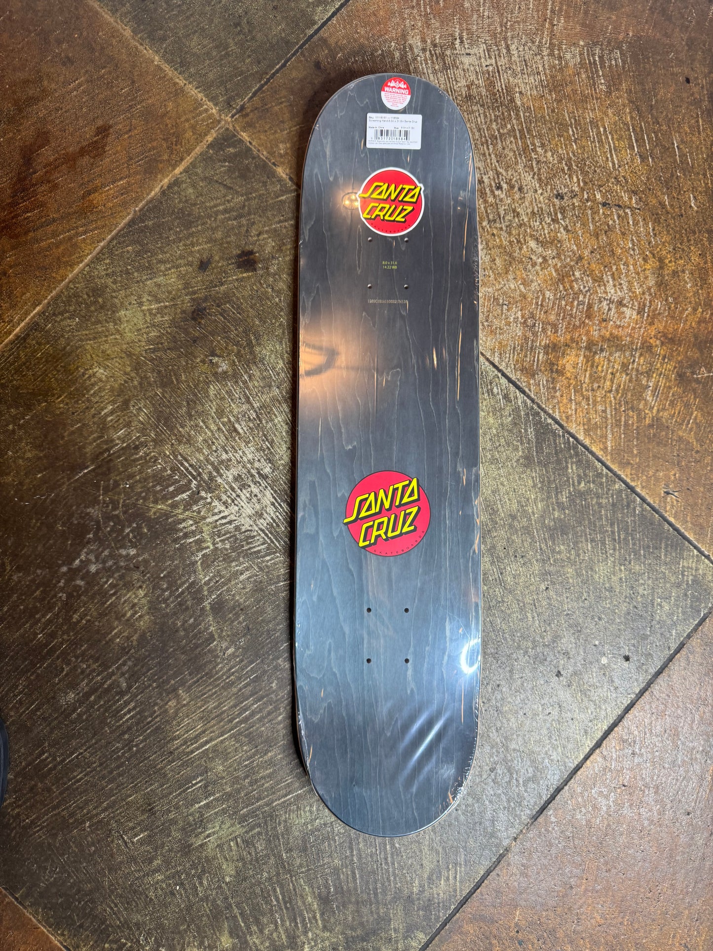 Santa Cruz Screaming Hand Red - 8.0 Deck