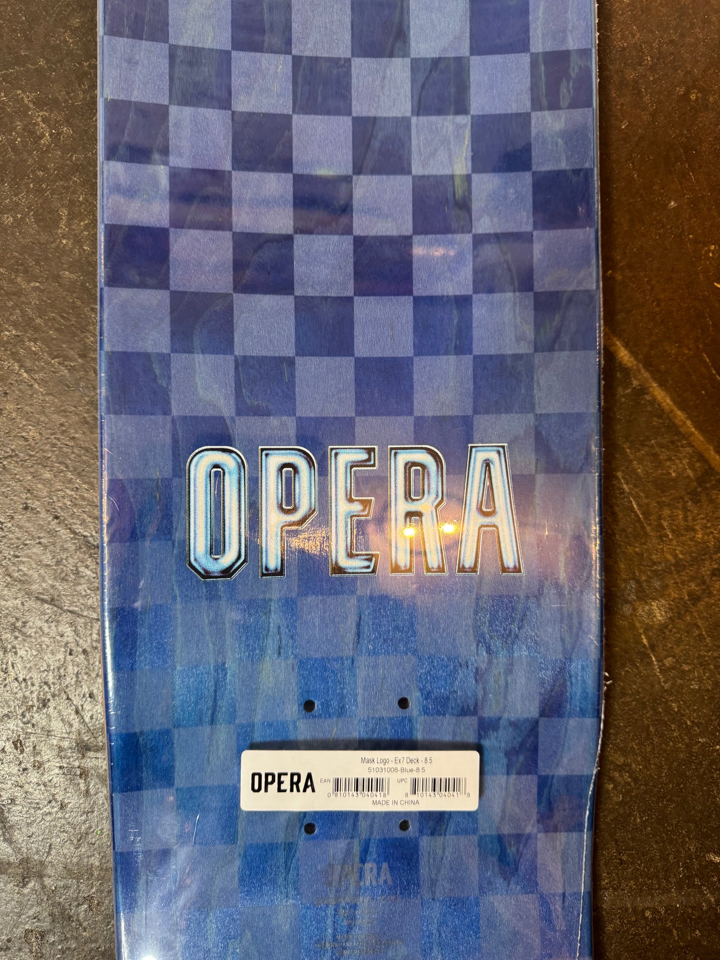 Opera Blue Mask Deck - 8.25
