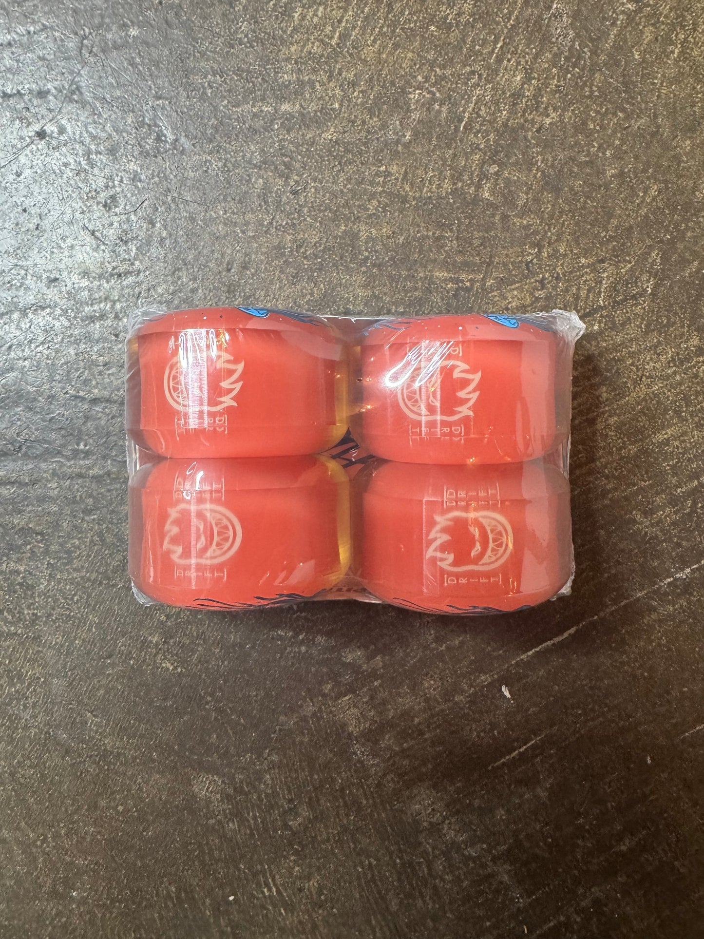 Atlantic Drift F4 56mm Sapphire 90DU Conical Full Clear Pink Wheels