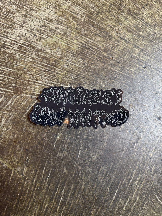 Jacuzzi Ice Font Sticker