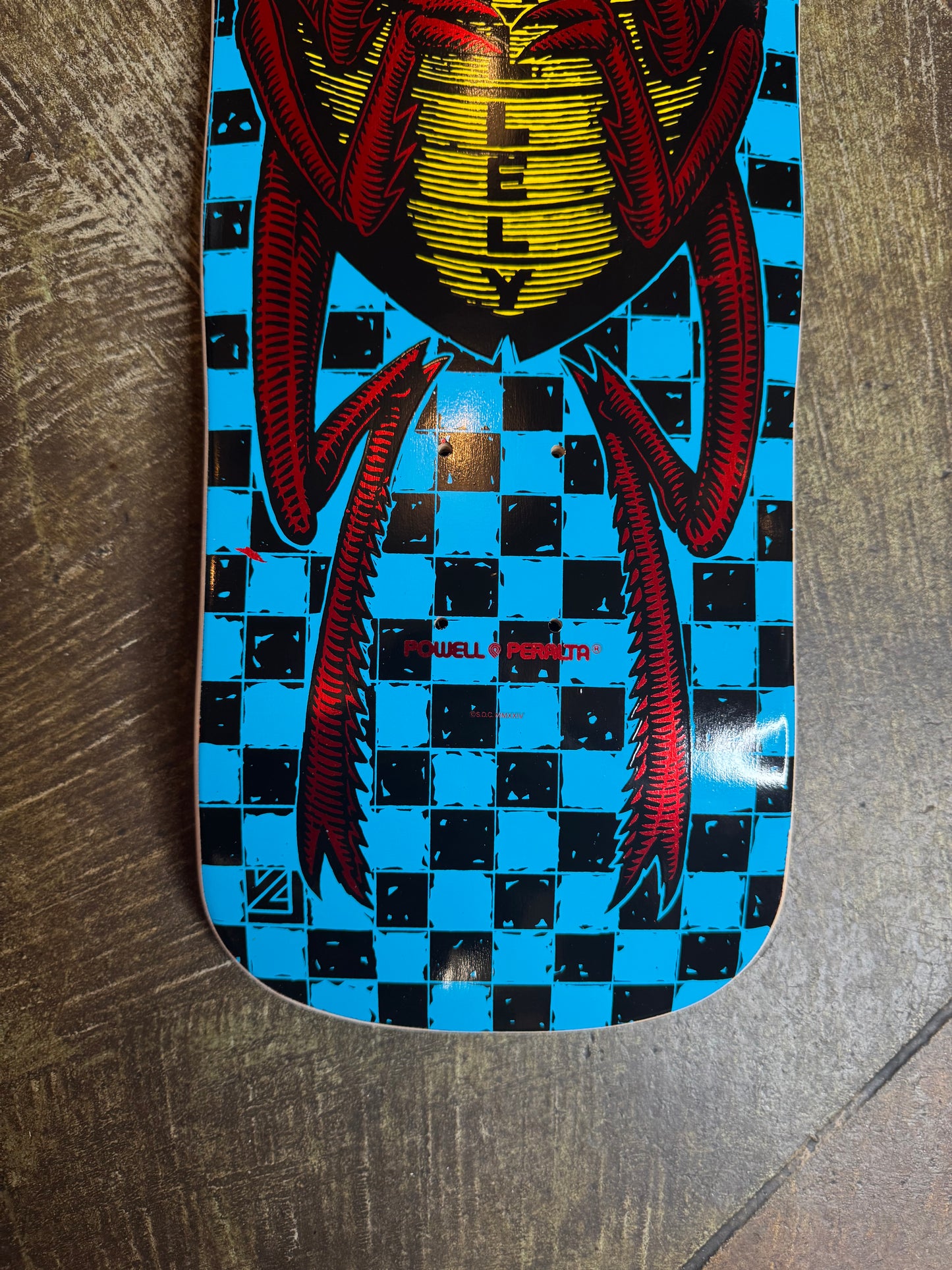Mike Vallely Bug 02’ Blue/ Red Foil - 10” Deck