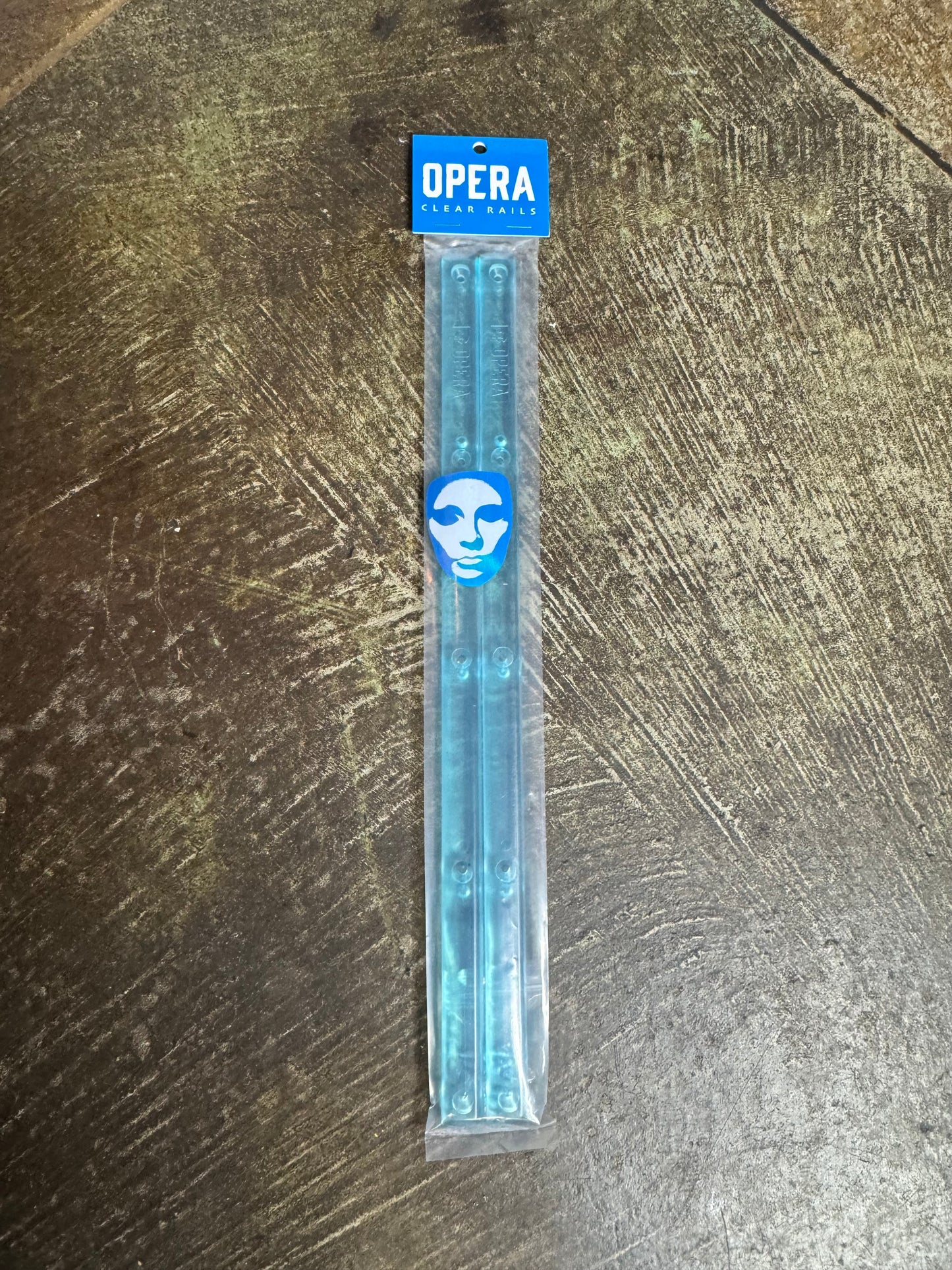 Ice Blue Clear Rails