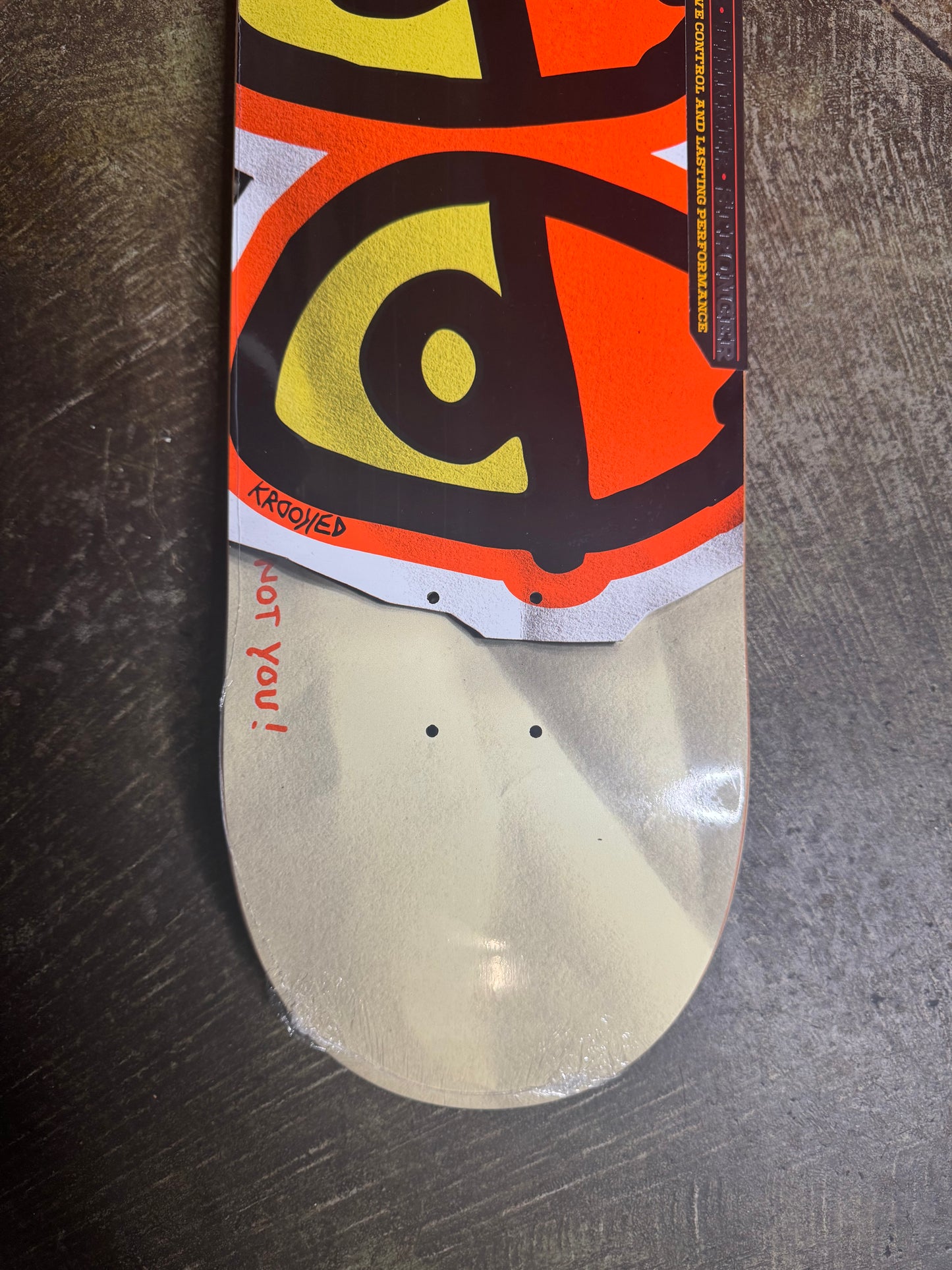 DBX Construction Eyes Bright Orange - 8.5 Deck