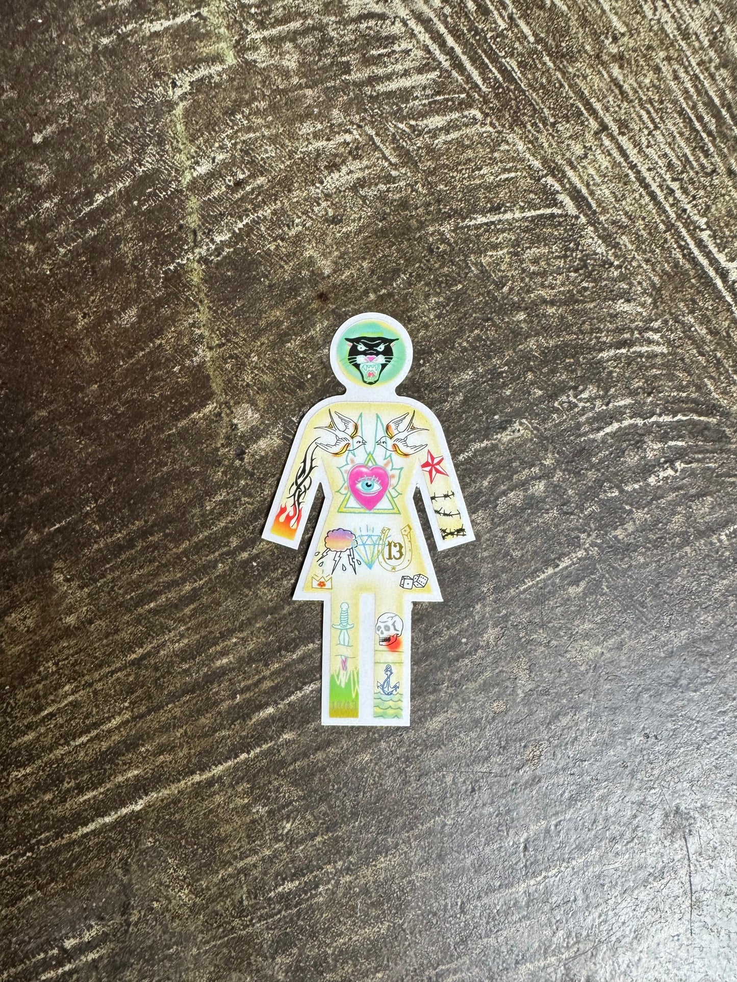 Girl Modernica OG Stickers