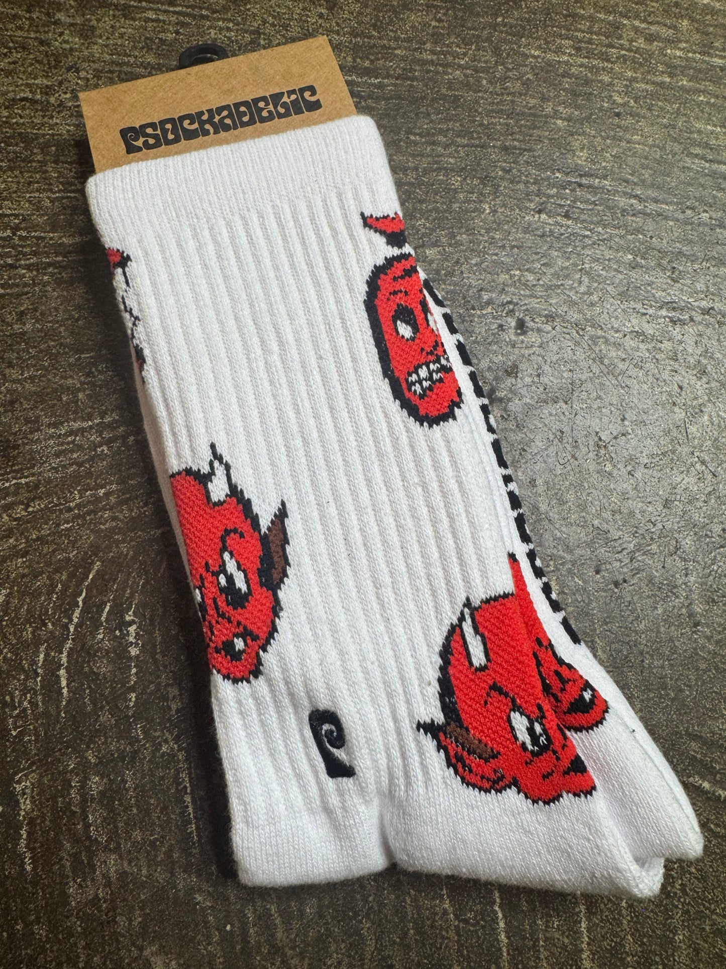 Evil Apple Socks