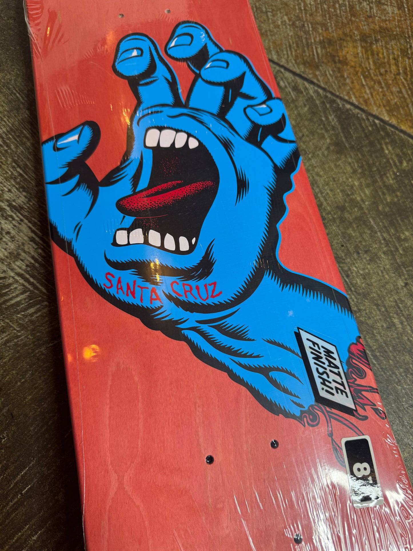 Santa Cruz Screaming Hand Red - 8.0 Deck