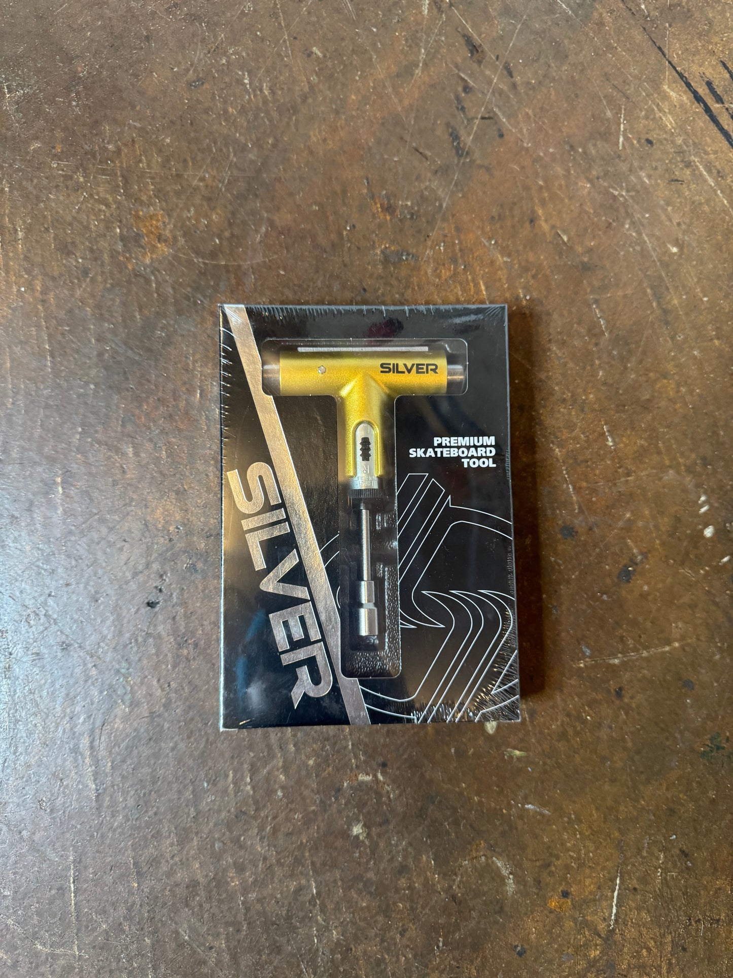 Silver Ratchet Skate Tool