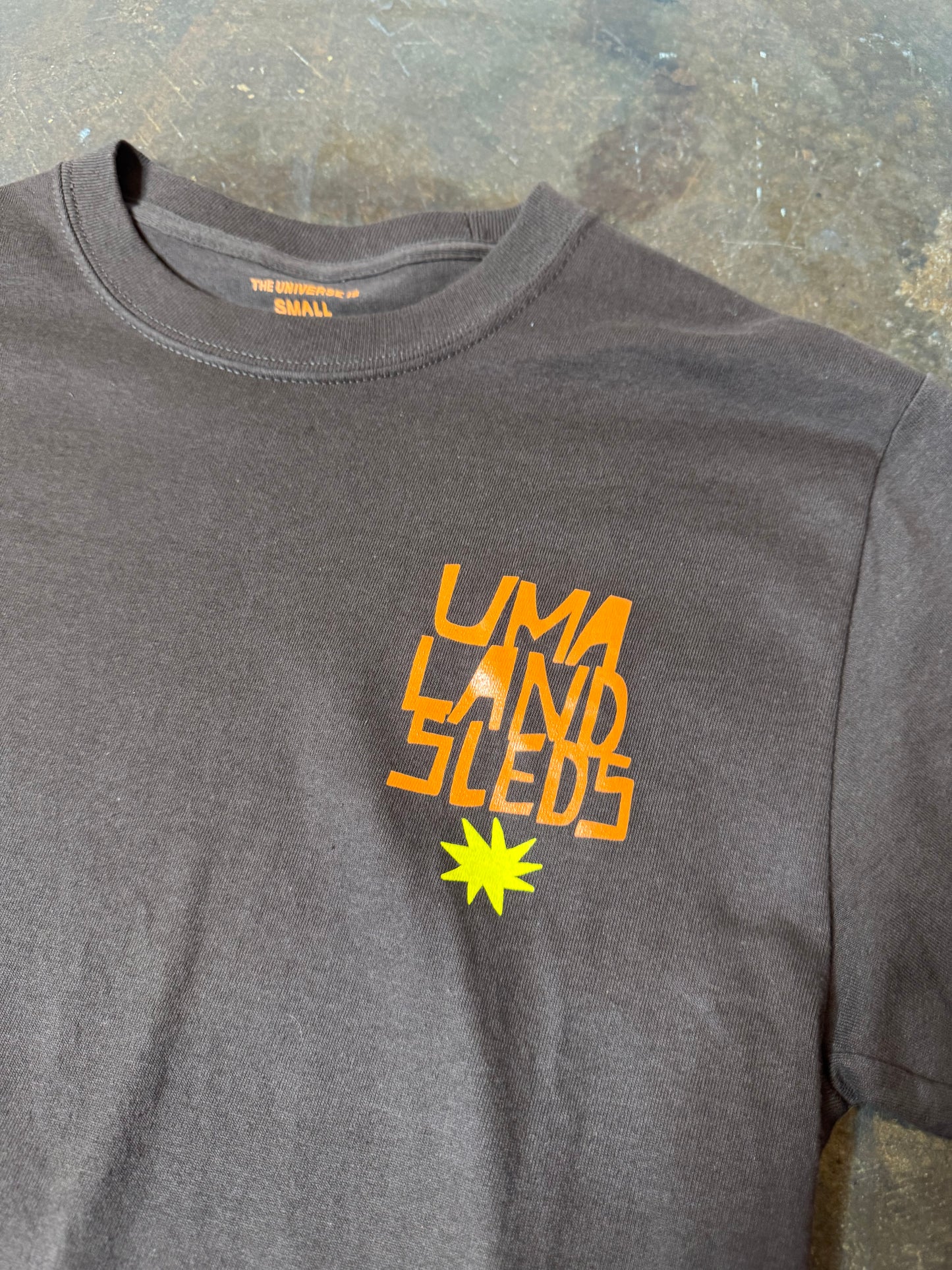 Uma Stacked Tee - Small Brown