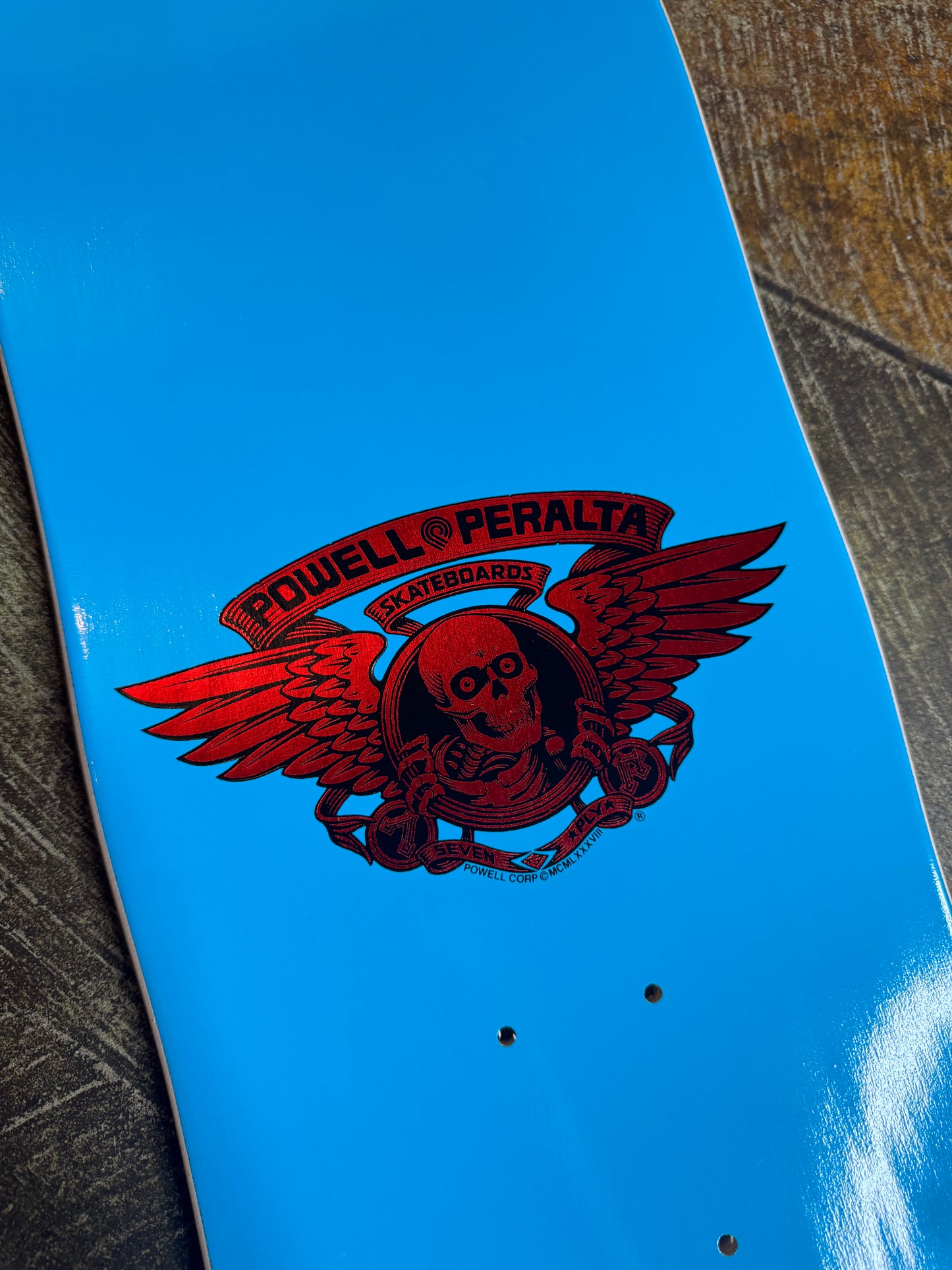 Mike Vallely Bug 02’ Blue/ Red Foil - 10” Deck