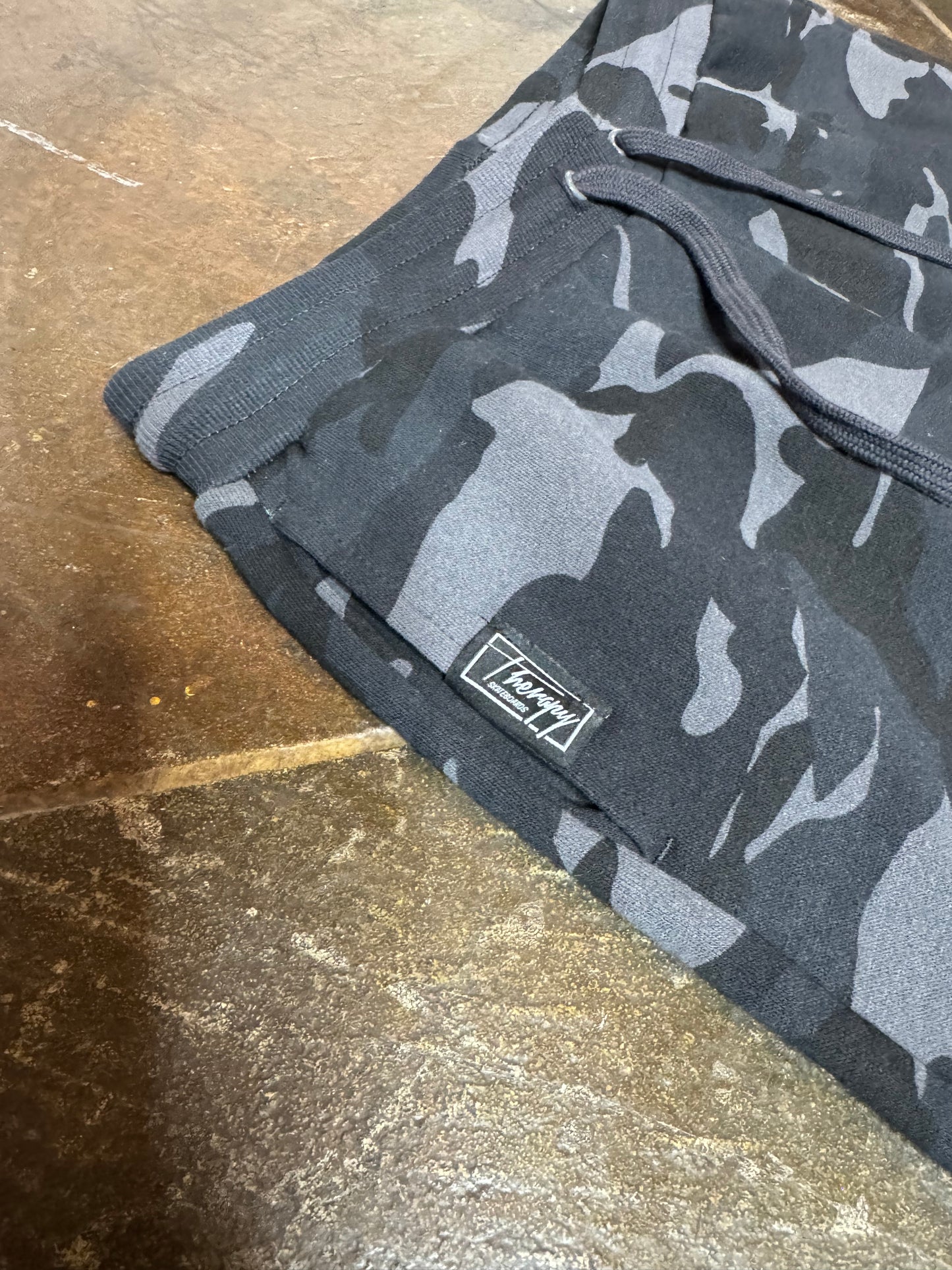 Therapy Camo Logo Shorts