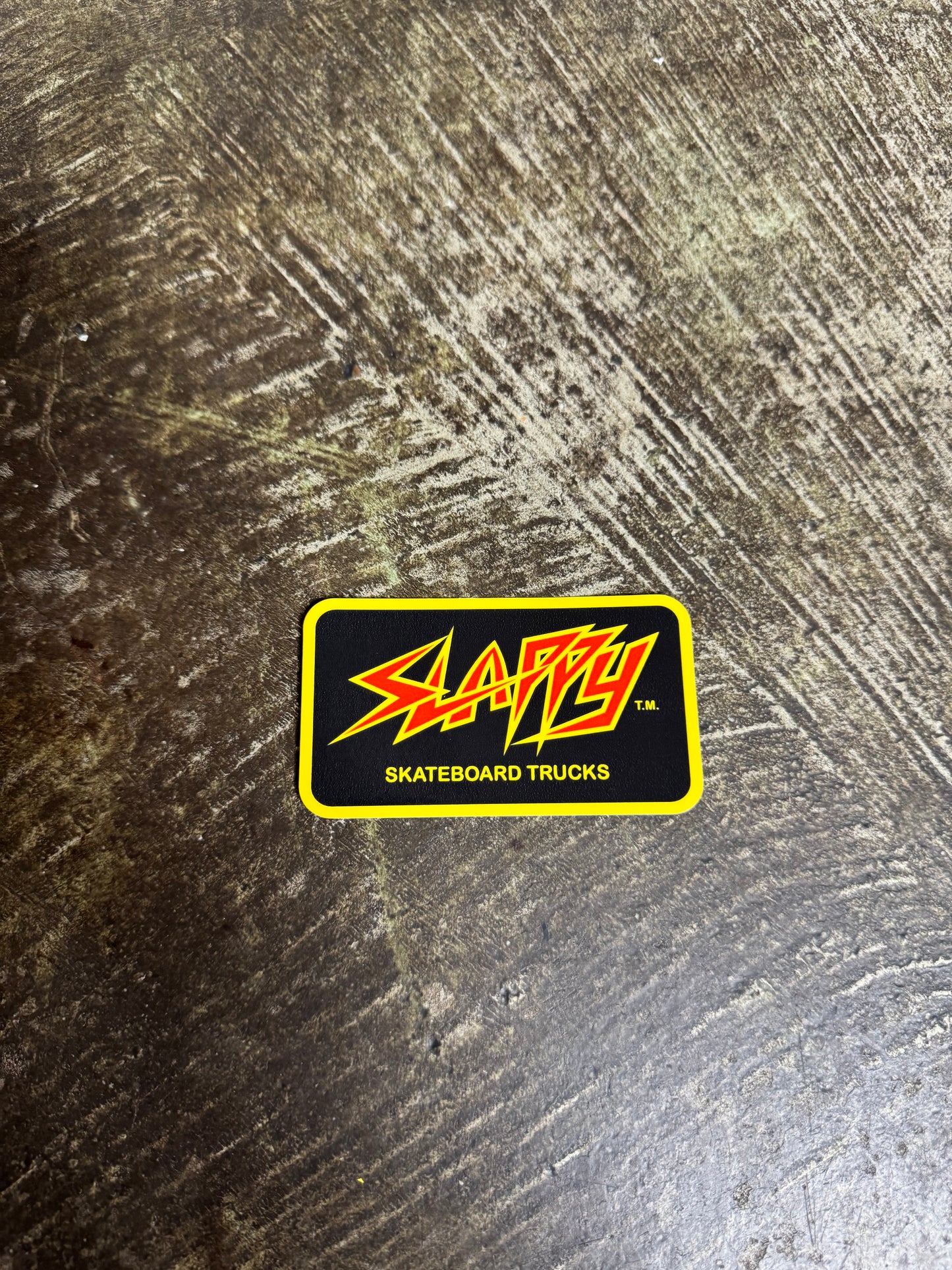 Slappy Throwback Sticker (Size: 4x2)