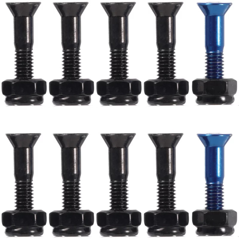 Thunder 7/8” Phillips Hardware - Black/ Blue