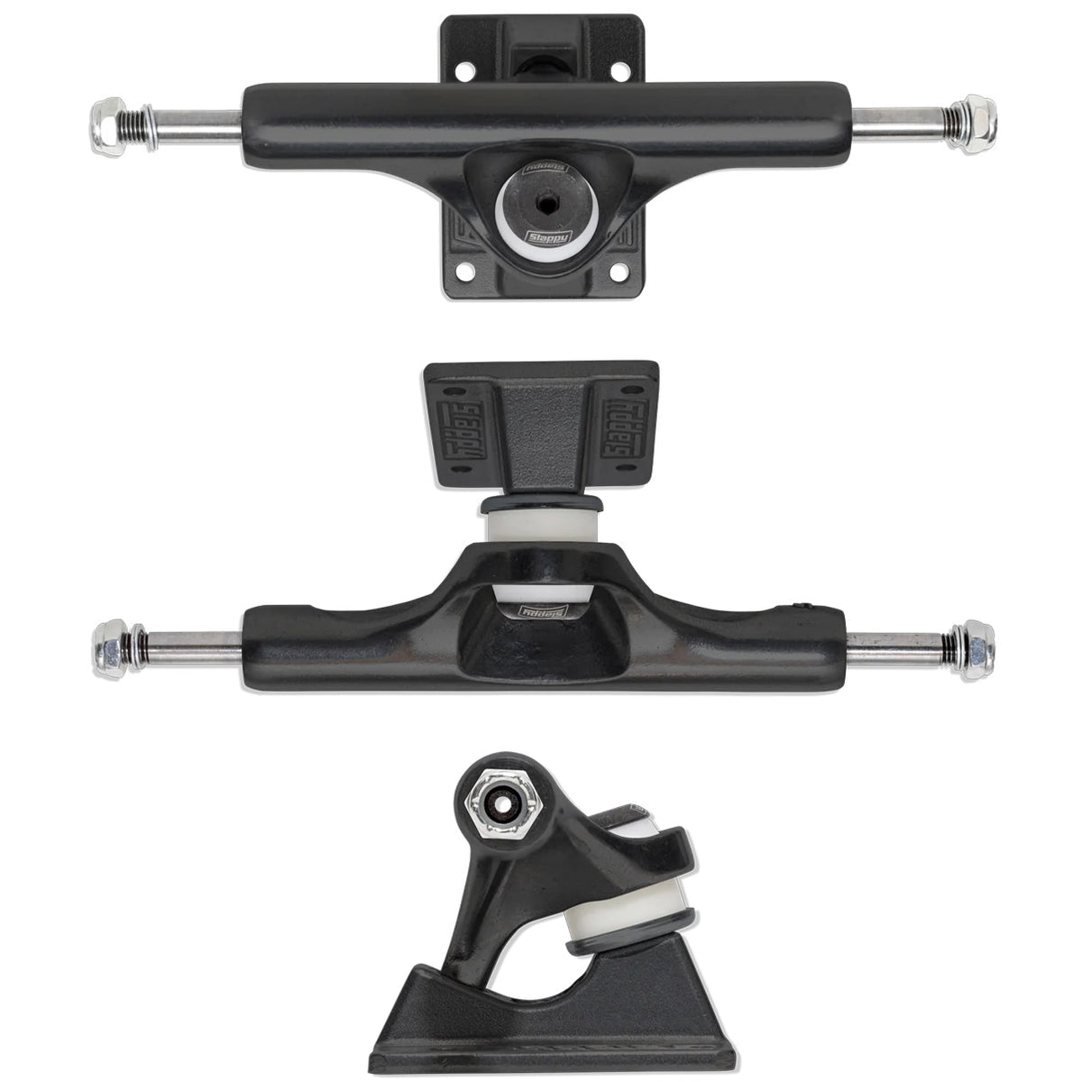 ST1 Inverted Hollow Ultra Low Matte Black Trucks