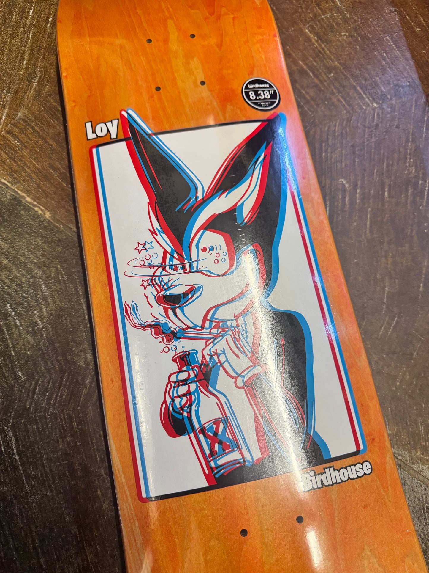 David Loy 3D Animals Deck - 8.38 Deck